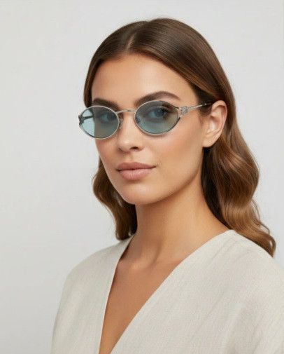 Miu Miu Miu Miu Women Sunglasses LOGO MU52YS 1BC20R NEW AUTHENTIC Size ONE SIZE - 11 Thumbnail
