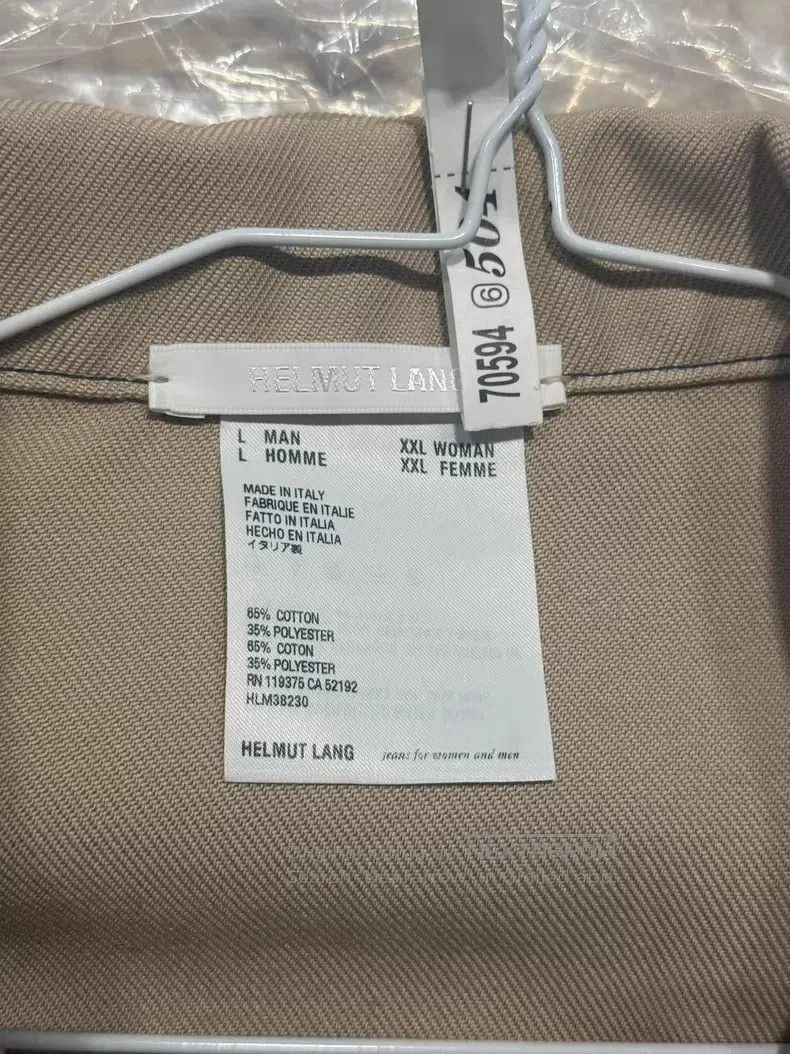 Helmut Lang Helmut Lang Beige Denim Jacket Size US XXL / EU 58 / 5 - 5 Thumbnail
