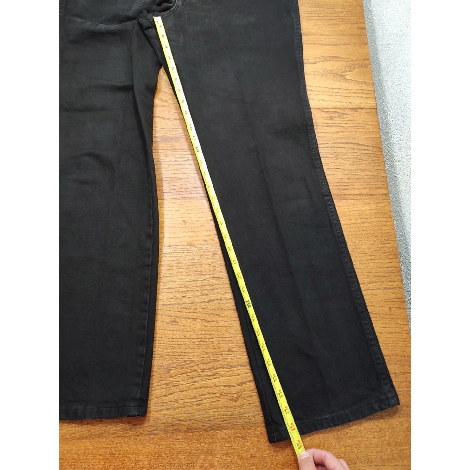 Wrangler VINTAGE Wrangler Cowboy Cut Denim Jeans 36x32 Mens Black 80s 90s Western Rodeo Logo 5-Pocket Classic Straight Size US 36 / EU 52 - 7 Thumbnail