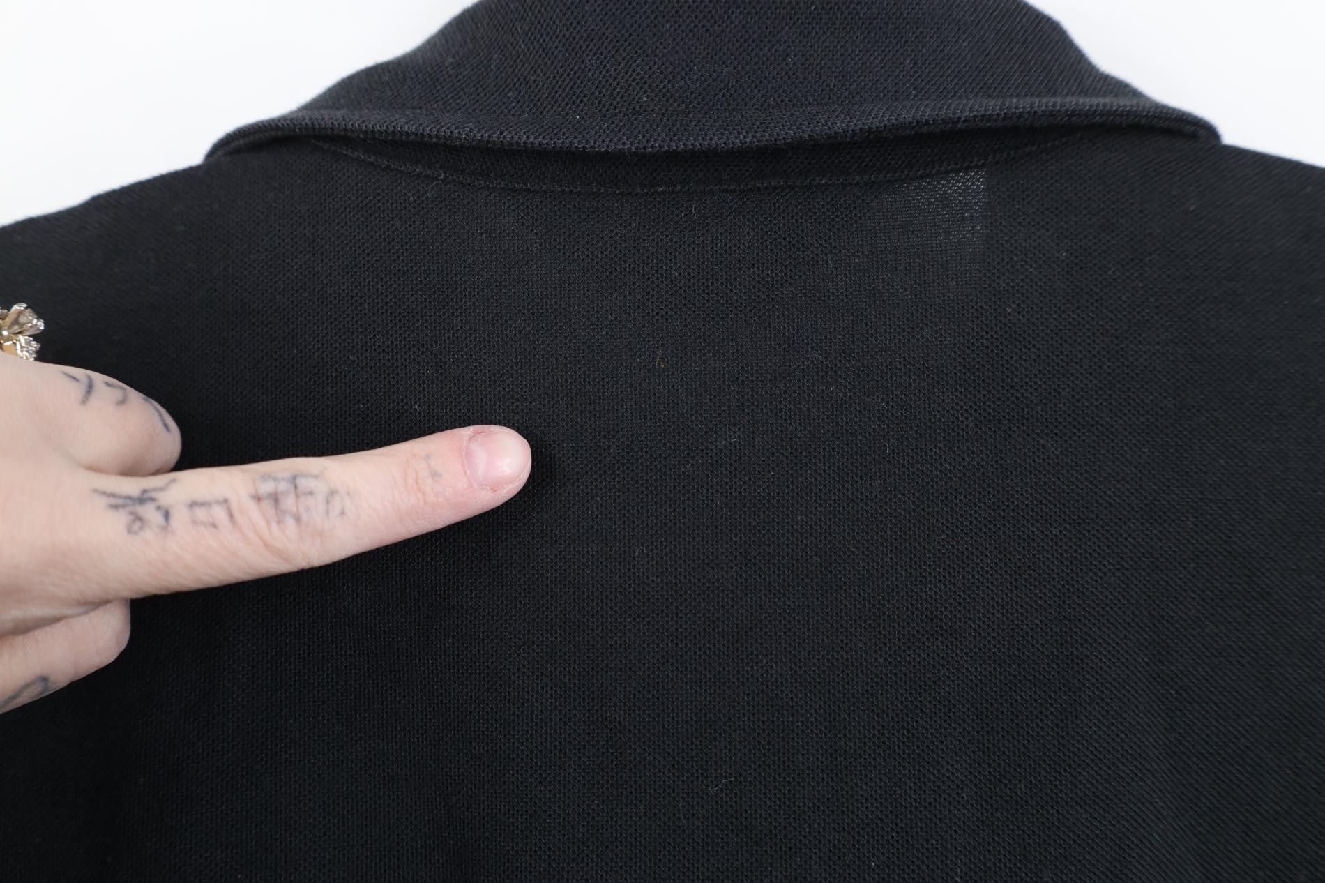 Vintage Vtg 70s 80s Streetwear Knit Collared Golf Polo Shirt Black Size US XL / EU 56 / 4 - 11 Thumbnail