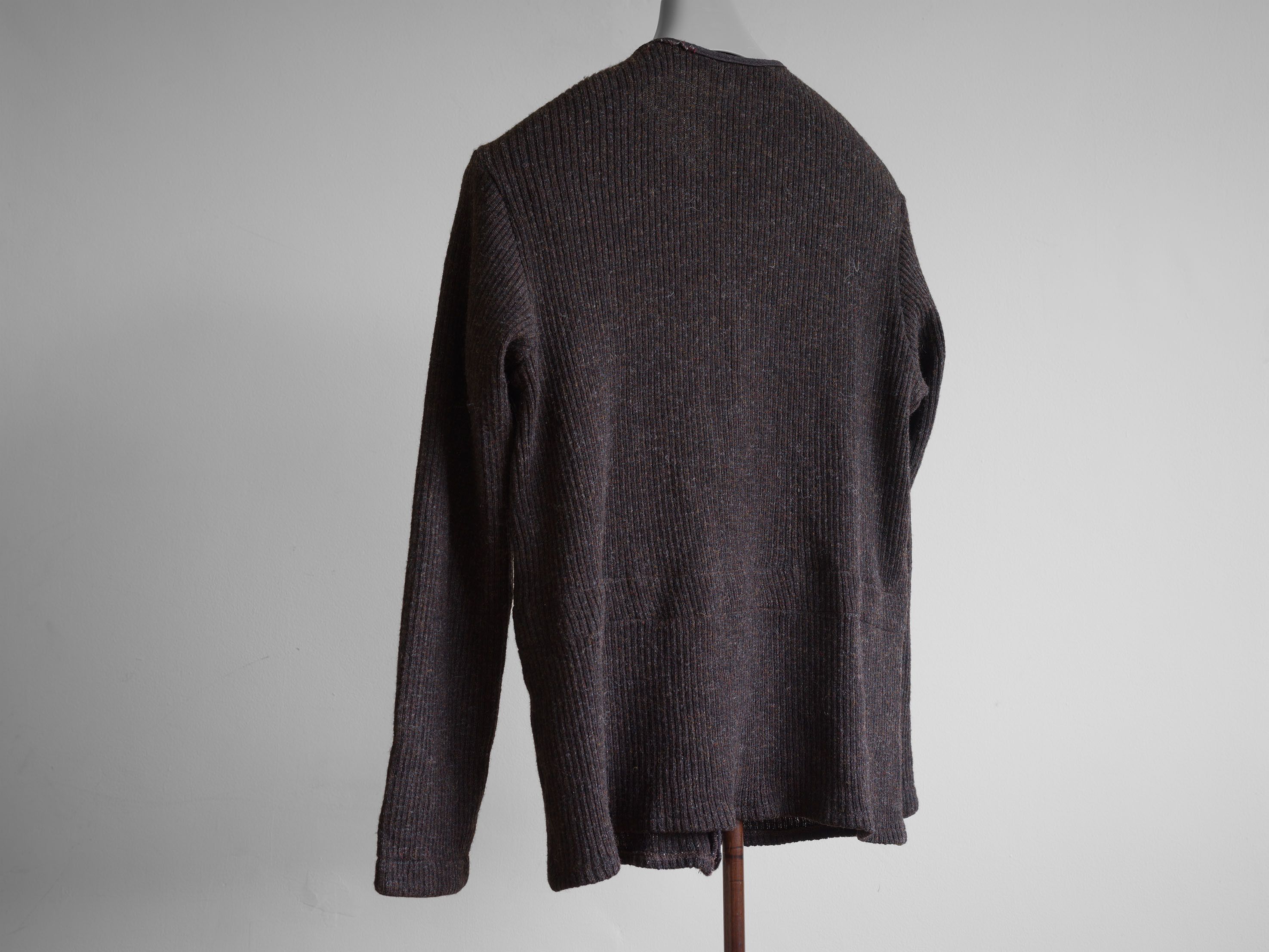 Paul Harnden Shoemakers MEN'S KNIT SLANT SHIRT WOOL Size US M / EU 48-50 / 2 - 6 Thumbnail