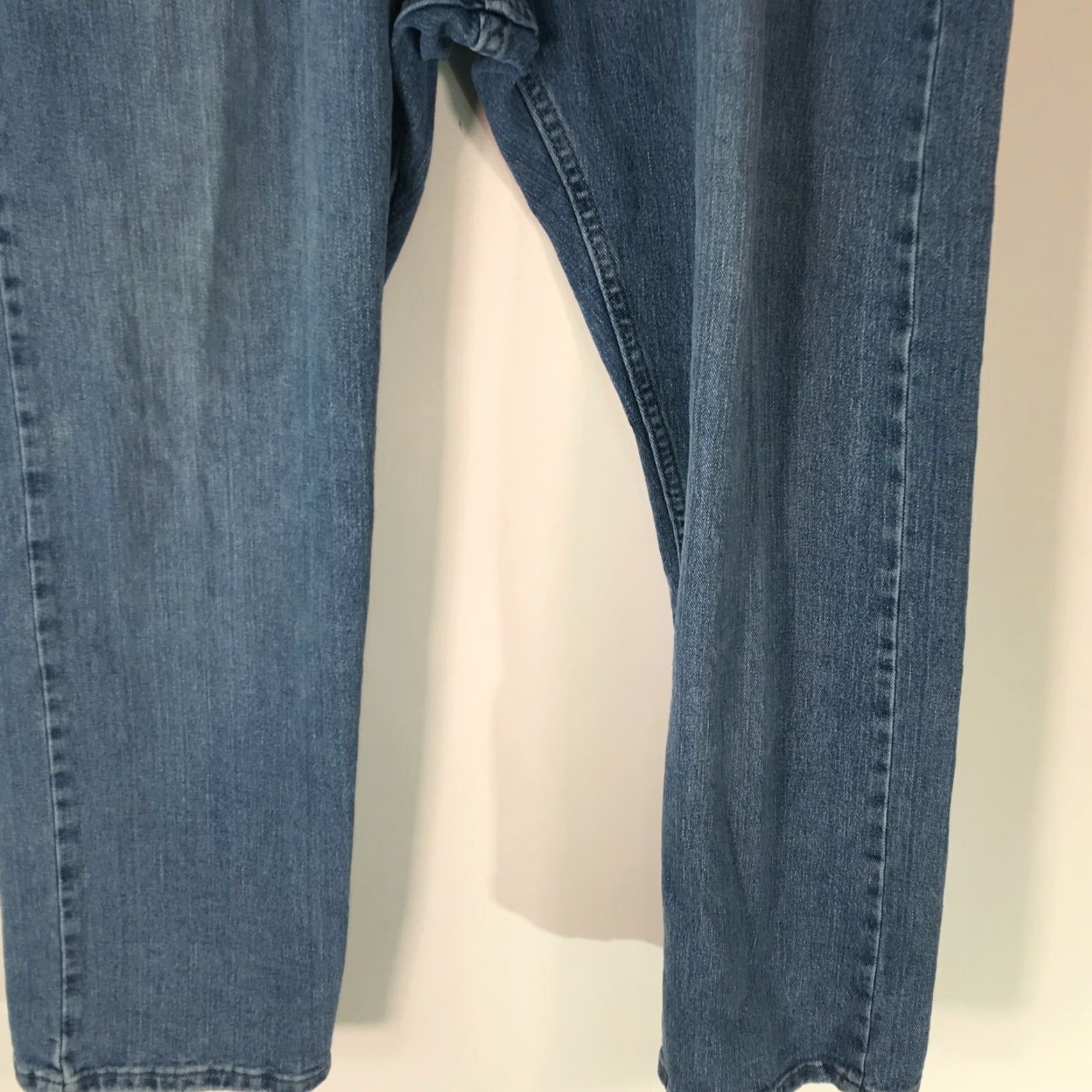 Wrangler Wrangler Mens Straight Leg Regular Mid Rise Casual Blue Denim Jeans 38X29 Size US 38 / EU 54 - 4 Thumbnail