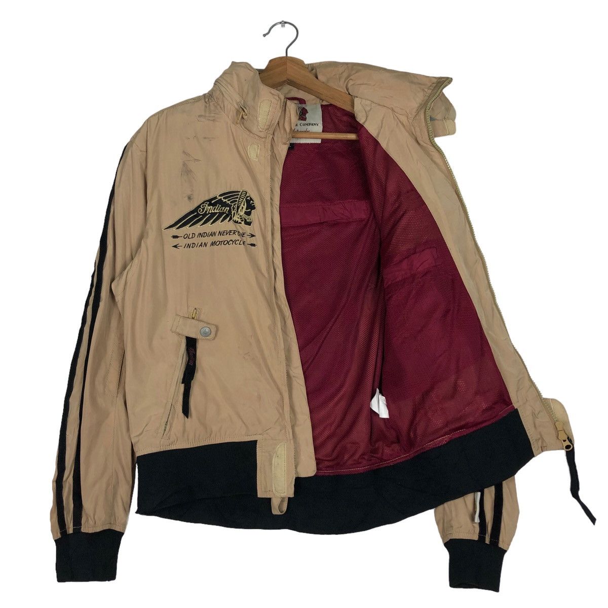 Indian Motorcycle 🔥Vintage Indian Motorcycle Bomber Jacket Big Logo Size US L / EU 52-54 / 3 - 9 Thumbnail