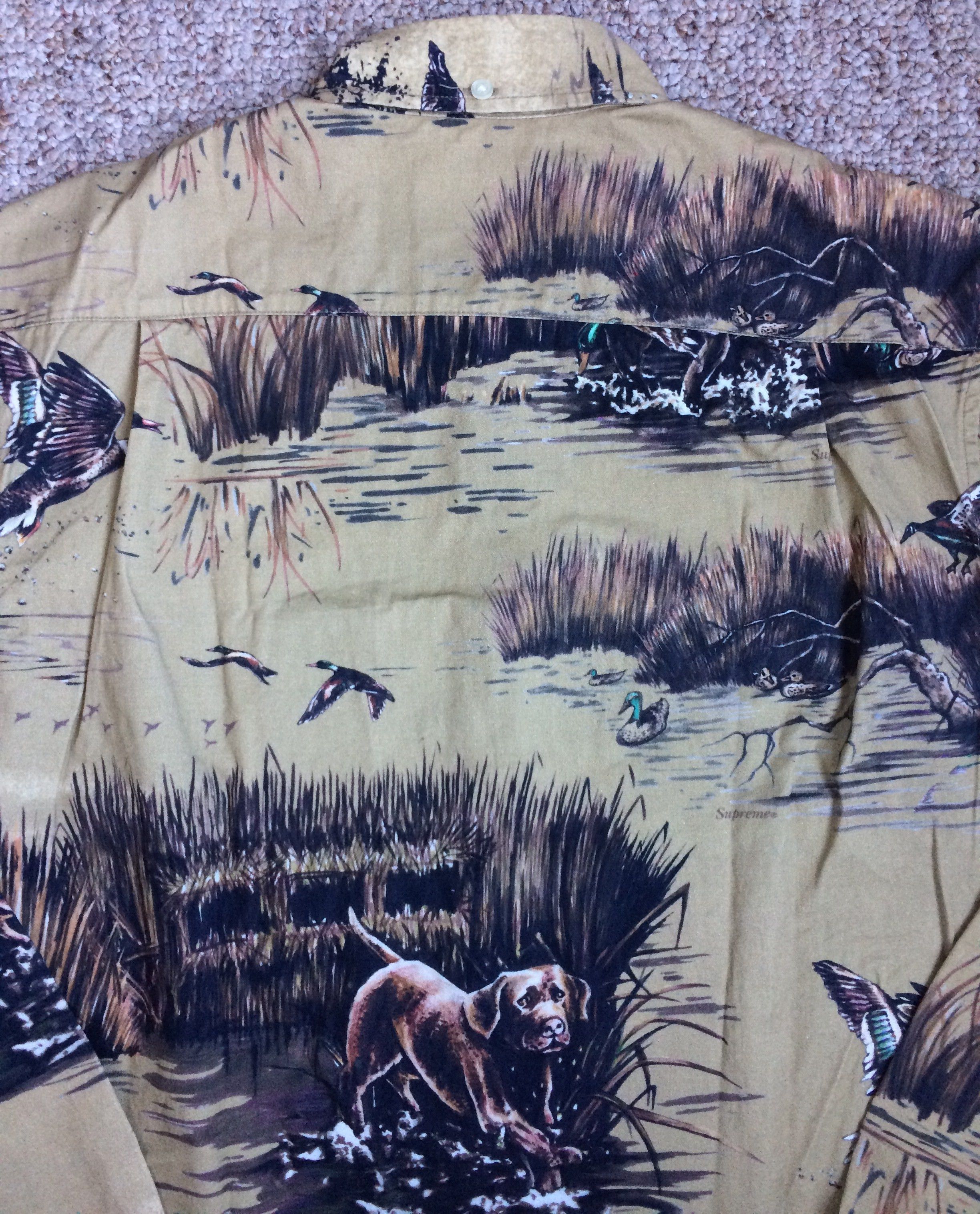 Supreme F/W 2012 Supreme Dogs & Ducks Button Up Shirt Size US S / EU 44-46 / 1 - 6 Thumbnail