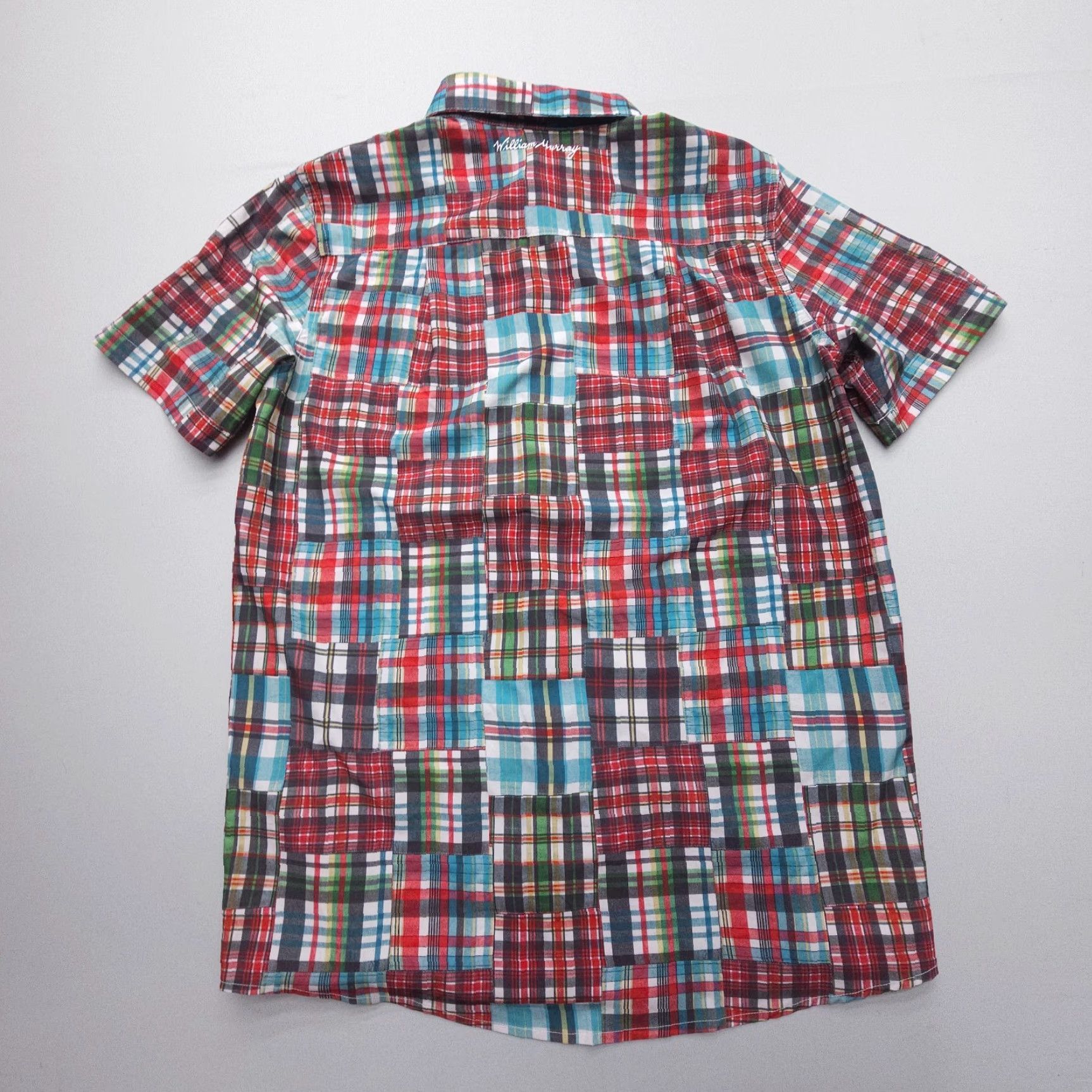 Vintage William Murray Button Up Shirt Mens Medium Plaid Light Stretch Golf Hiking Size US M / EU 48-50 / 2 - 2 Thumbnail