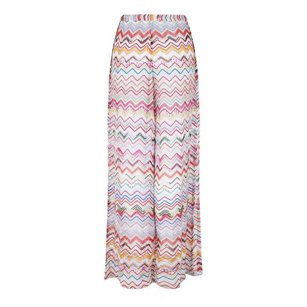 Missoni o1g2r1mq1124 Beach Trouser in Multicolor Size 27" / US 4 / IT 40 - 2 Thumbnail