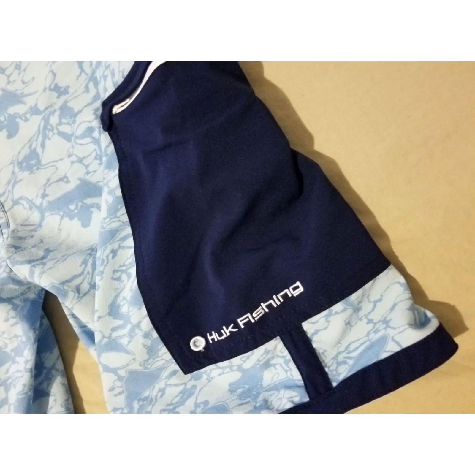 Vintage Mens Huk Shorts 34 Blue Athletic Trunks Size US 34 / EU 50 - 3 Thumbnail