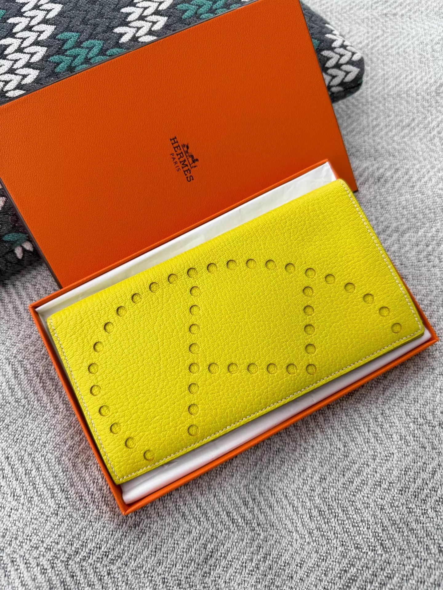 Hermes Hermes yellow long bifold wallet unused Size ONE SIZE - 1 Thumbnail