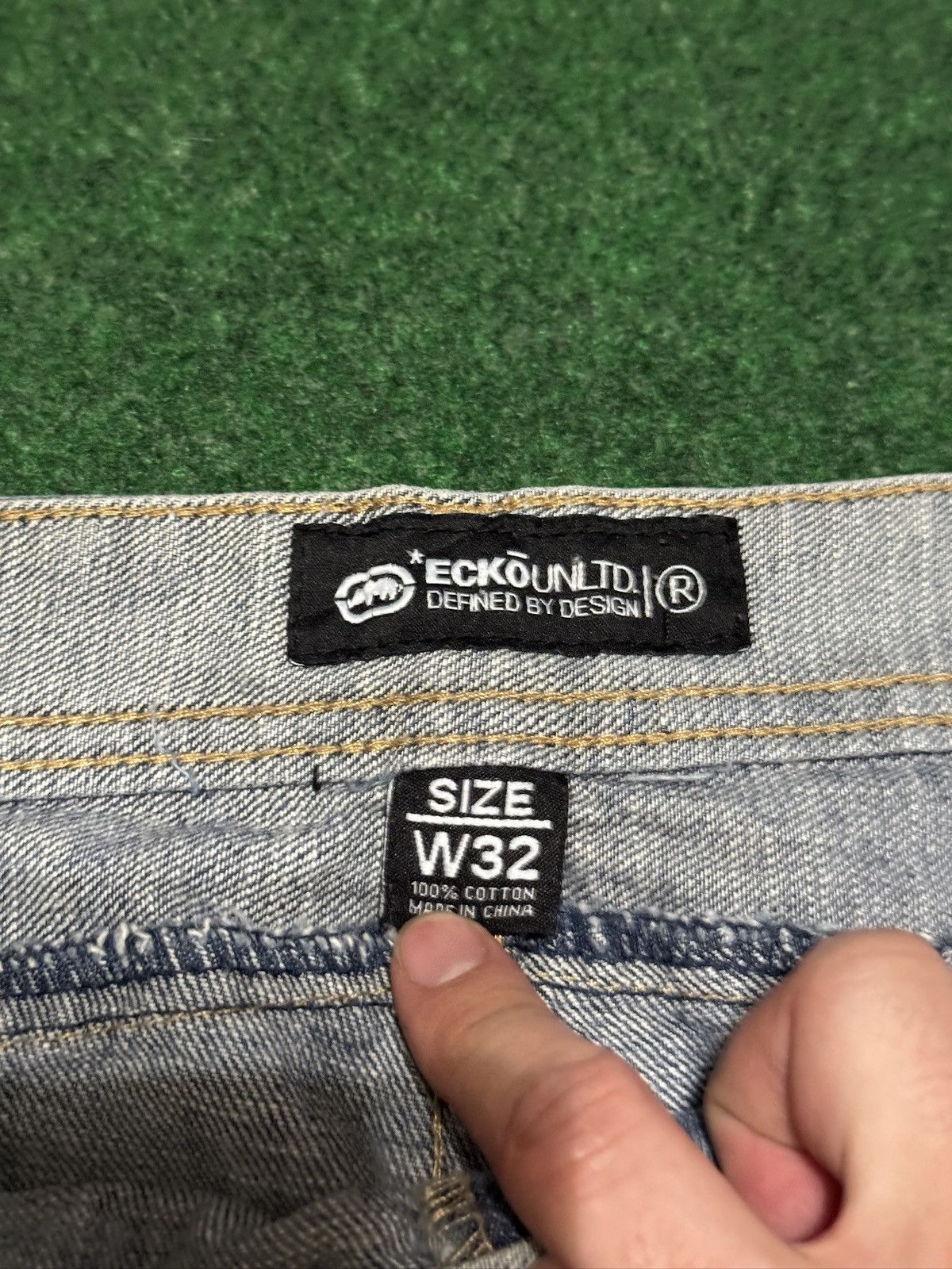Ecko Unltd. Y2K Ecko Unltd Baggy 36 14” Hip Hop Jorts Denim Shorts Size US 36 / EU 52 - 5 Thumbnail