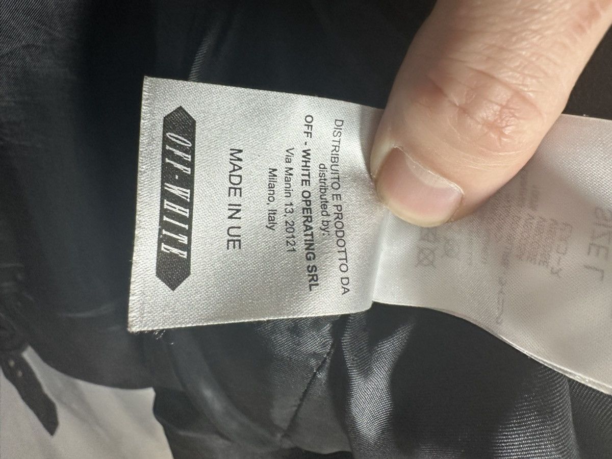 Off-White OFF WHITE LEATHER JACKET STRIPER Size US L / EU 52-54 / 3 - 13 Thumbnail