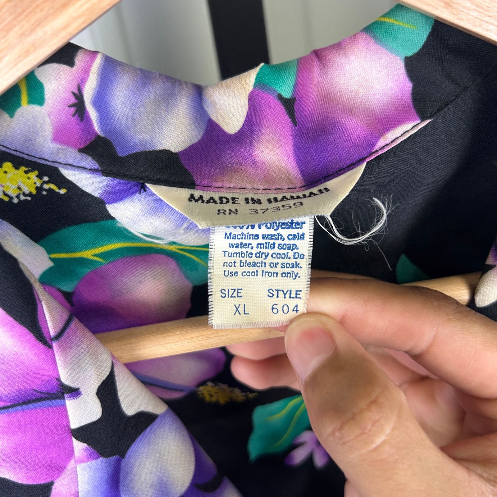 Other Floral Hawaiian Made in Hawaii XL Vintage Pocket Button Up Size US XL / EU 56 / 4 - 3 Thumbnail