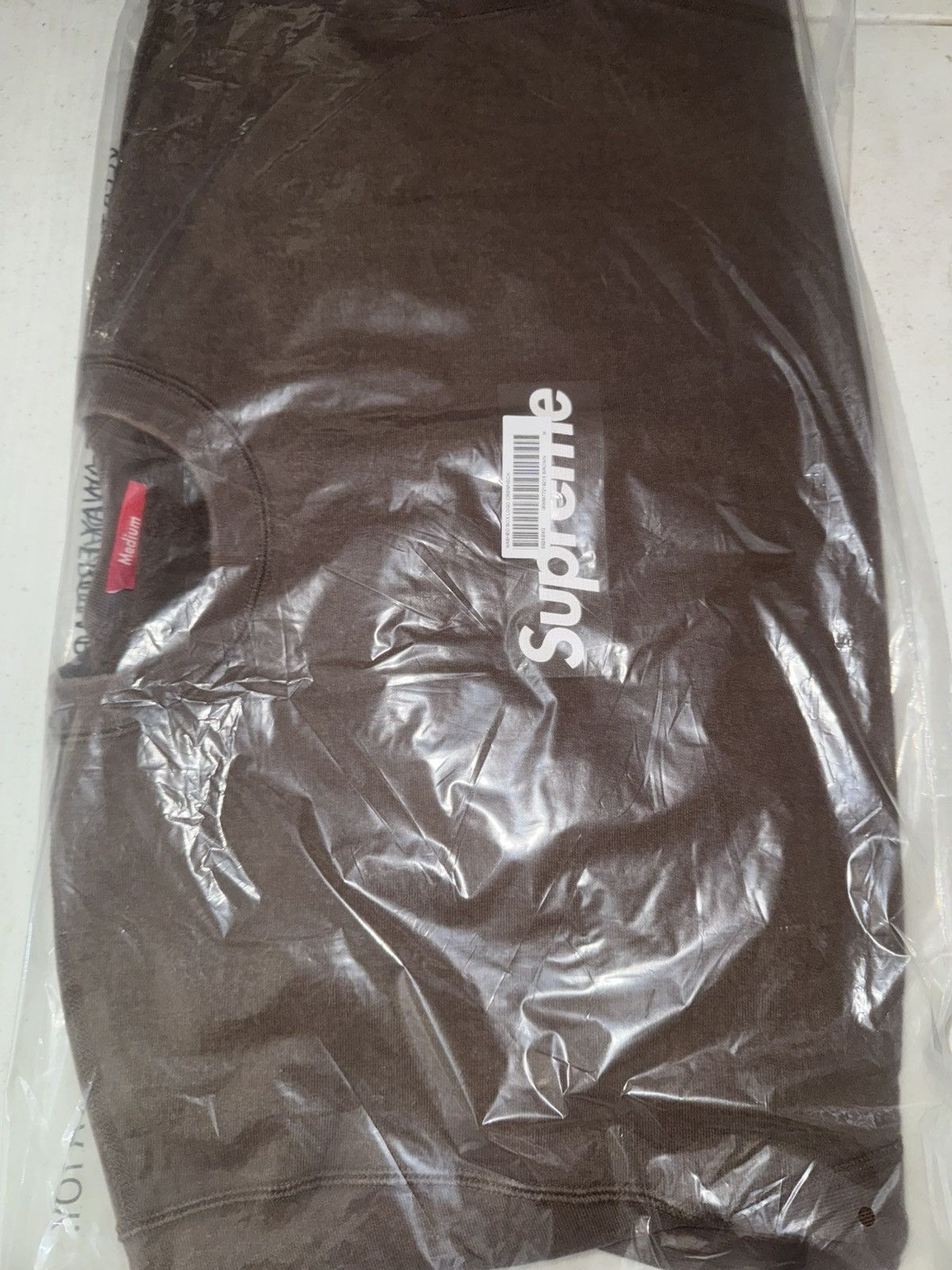 Supreme Supreme Washed Box Logo Crewneck Size US M / EU 48-50 / 2 - 3 Thumbnail