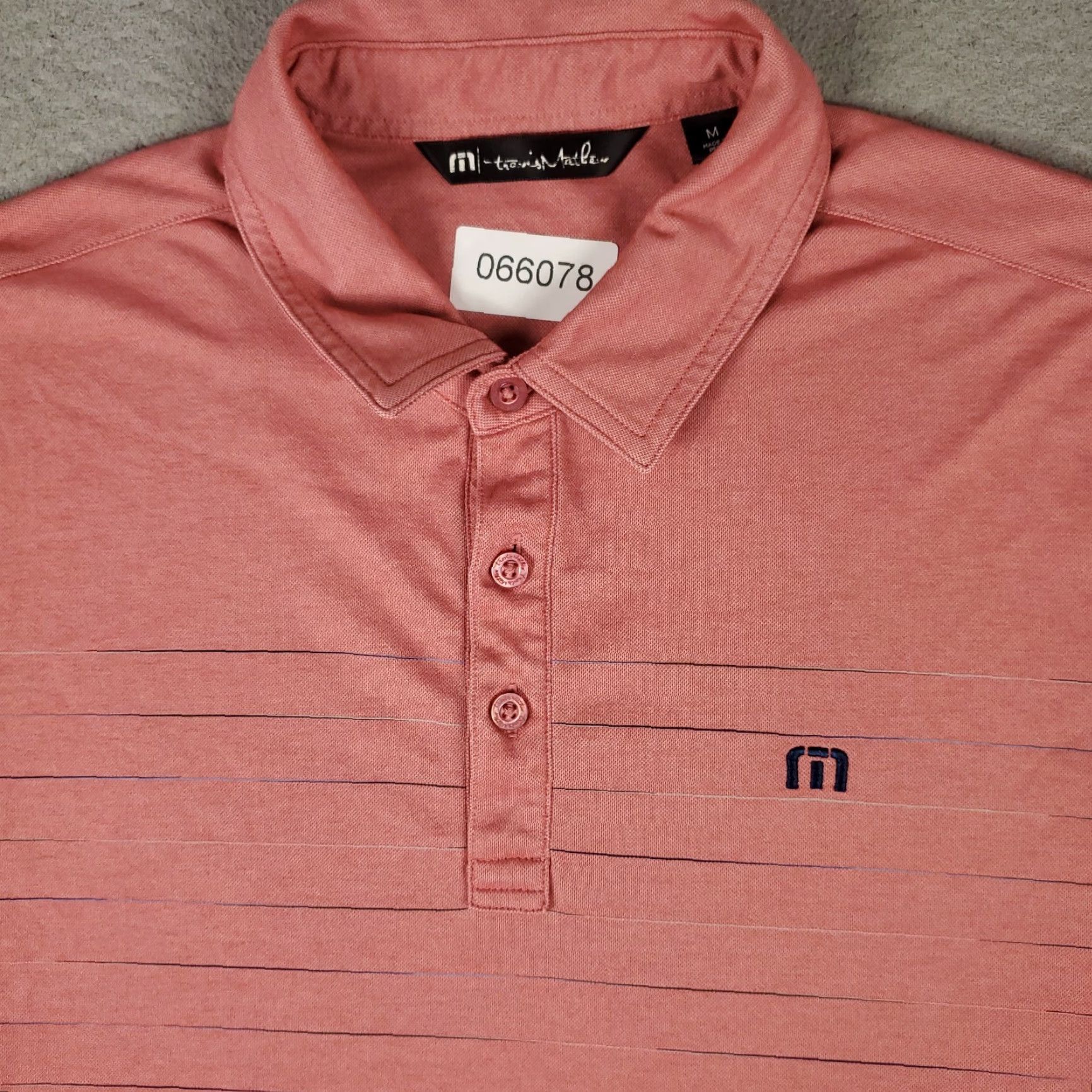 TravisMathew Travis Mathew Polo Shirt Mens Size Medium Red Golf Short Sleeve Shirt Size US M / EU 48-50 / 2 - 2 Thumbnail