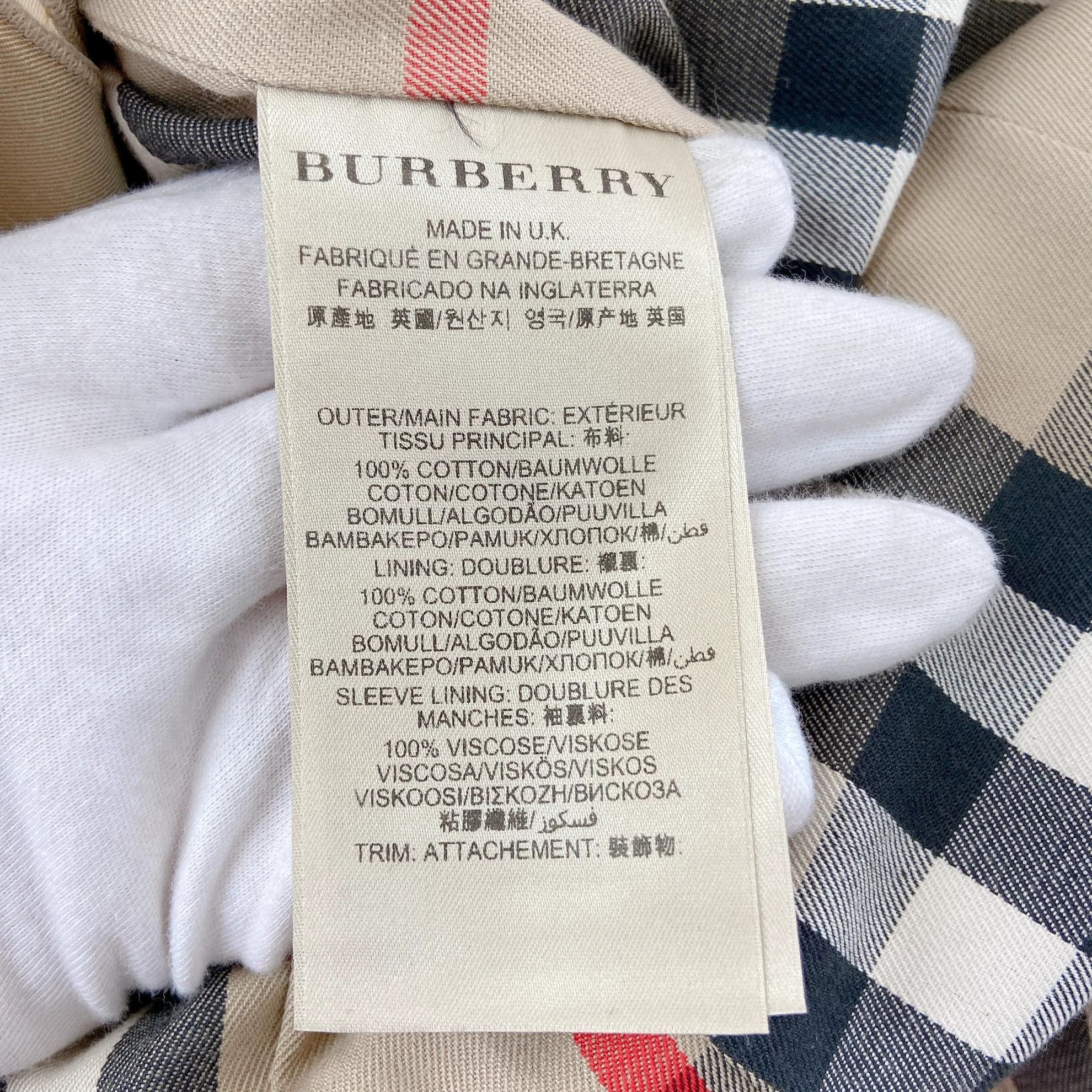 Burberry Burberry belted trench coat UK4 with tags used Size XS / US 0-2 / IT 36-38 - 8 Thumbnail