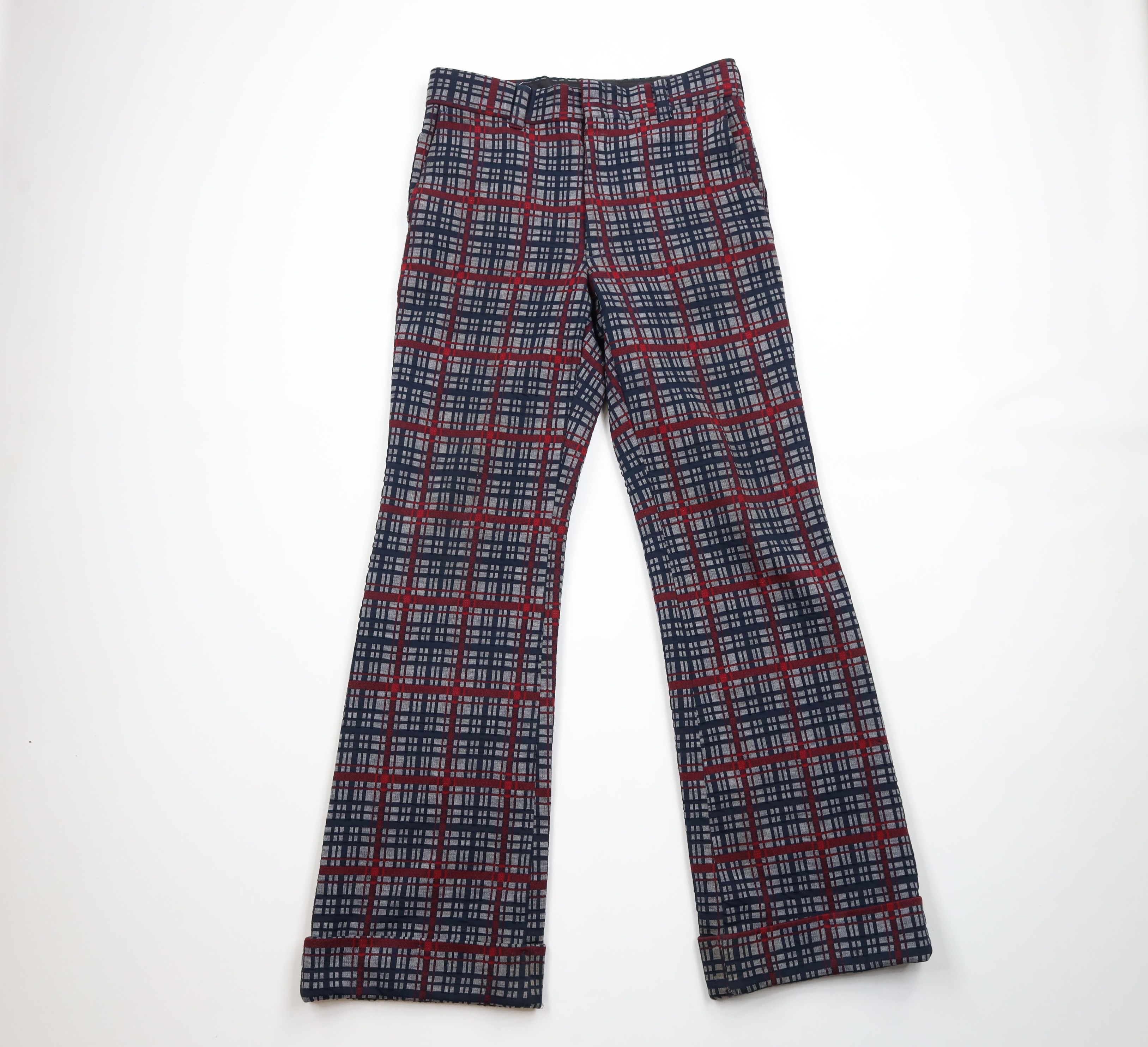 Vintage Vintage 60s 70s Streetwear Knit Bell Bottoms Chino Pants USA Size US 32 / EU 48 - 1 Thumbnail