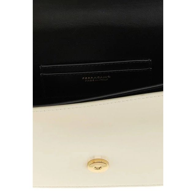 Salvatore Ferragamo FERRAGAMO North South Double Gancini XS Black Crossbody Bag Size ONE SIZE - 4 Thumbnail