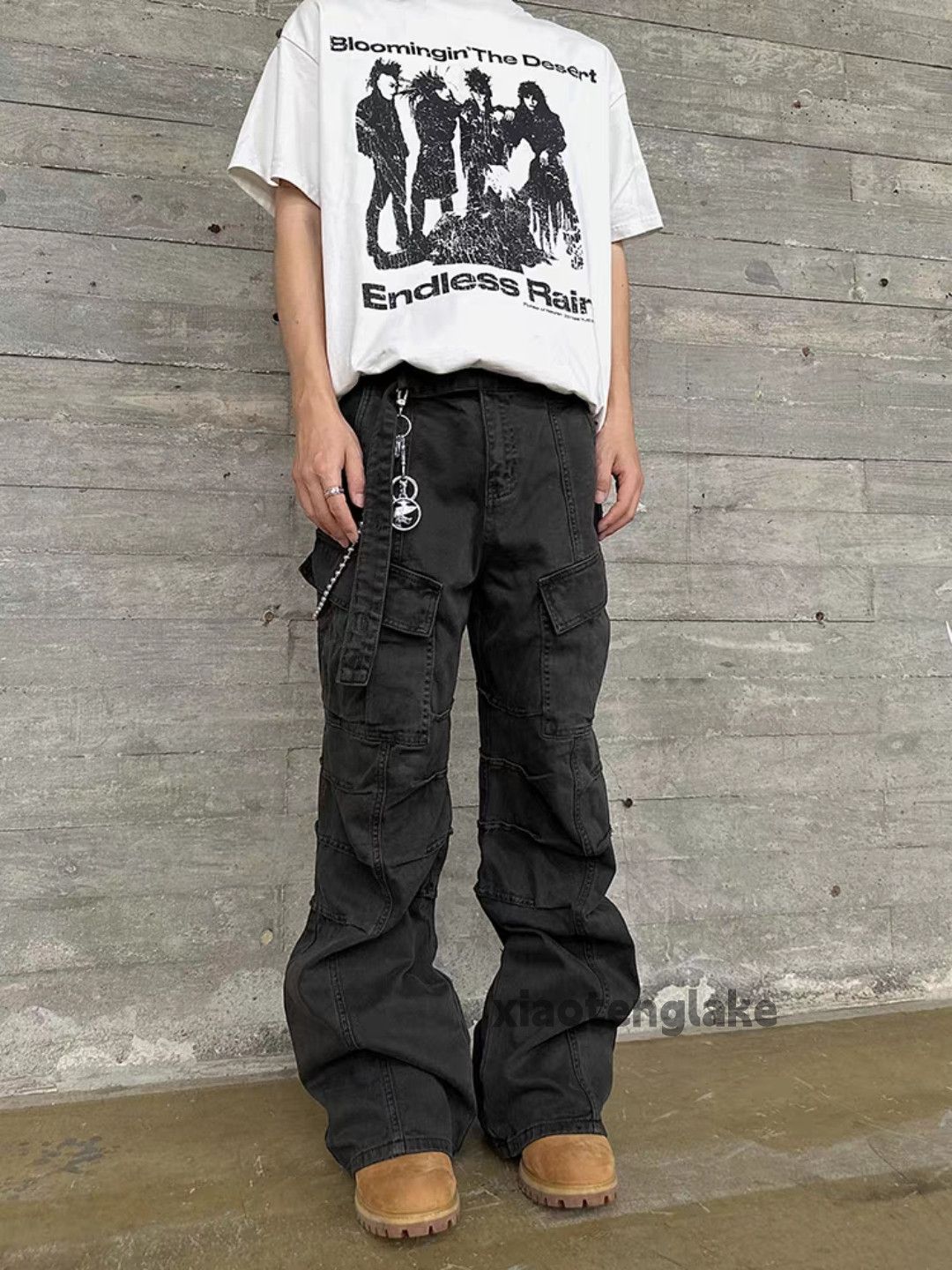 Designer Unisex outdoor utility loose baggy punk grunge pants Size US 30 / EU 46 - 1 Thumbnail