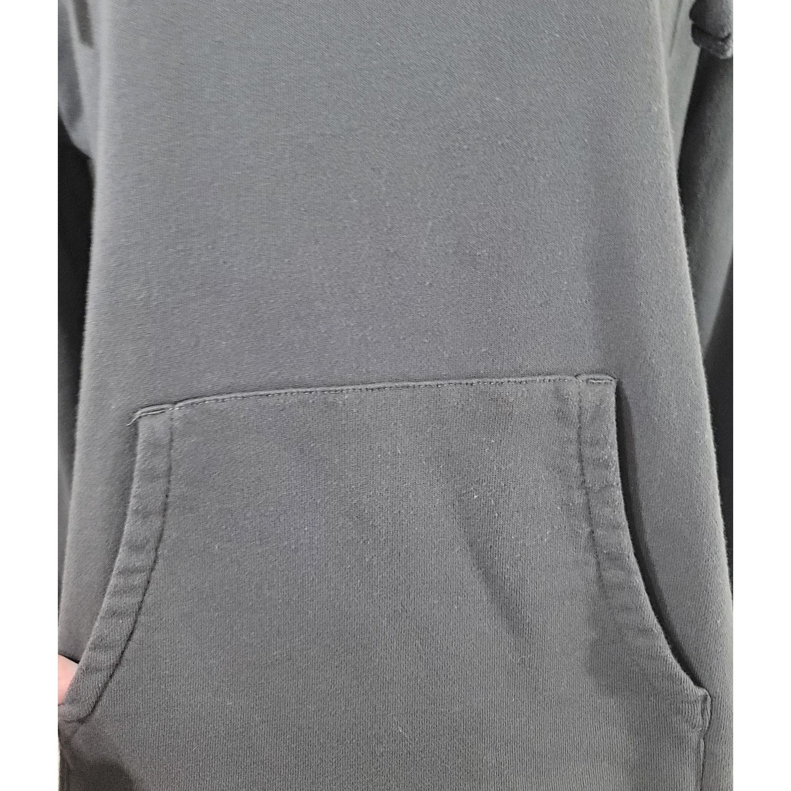 Other Modern Canvas Dark Gray Cropped Hoodie Sweatshirt Small Size S / US 4 / IT 40 - 7 Thumbnail