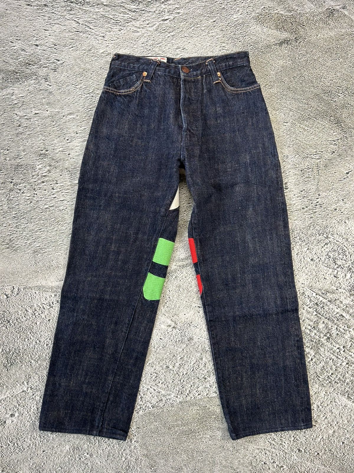 Evisu Evisu Yamane face jeans vintage selvedge denim Japan RARE Size 28" / US 6 / IT 42 - 8 Thumbnail
