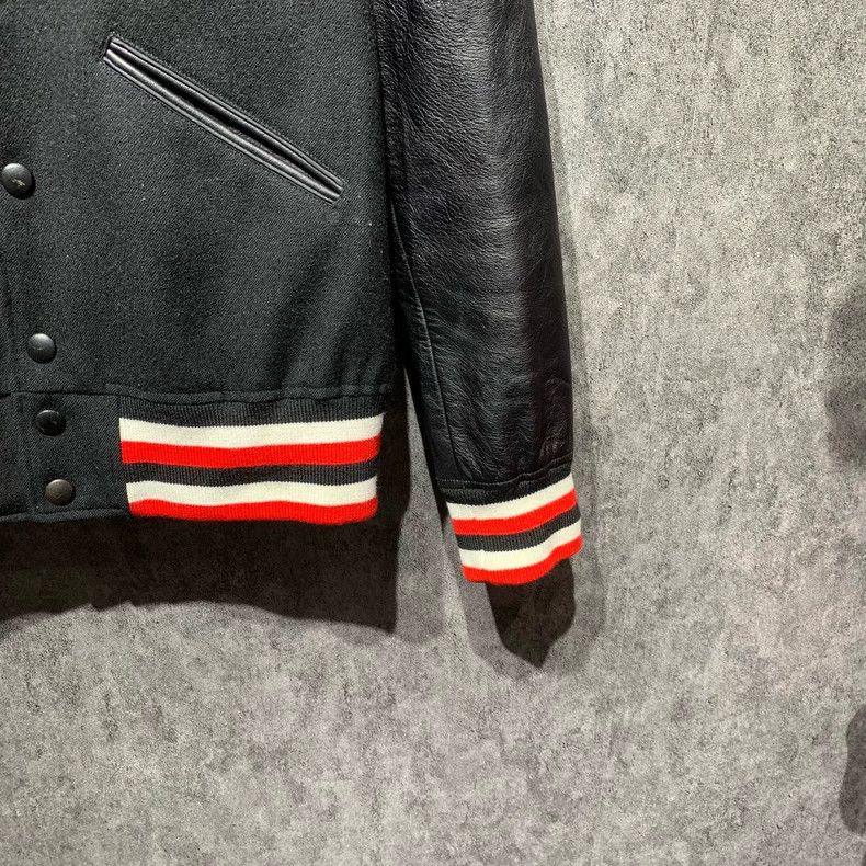 Givenchy Givenchy Size 50Patch Stripe Baseball Jacket 2506-Nextarrow Size US XL / EU 56 / 4 - 5 Thumbnail