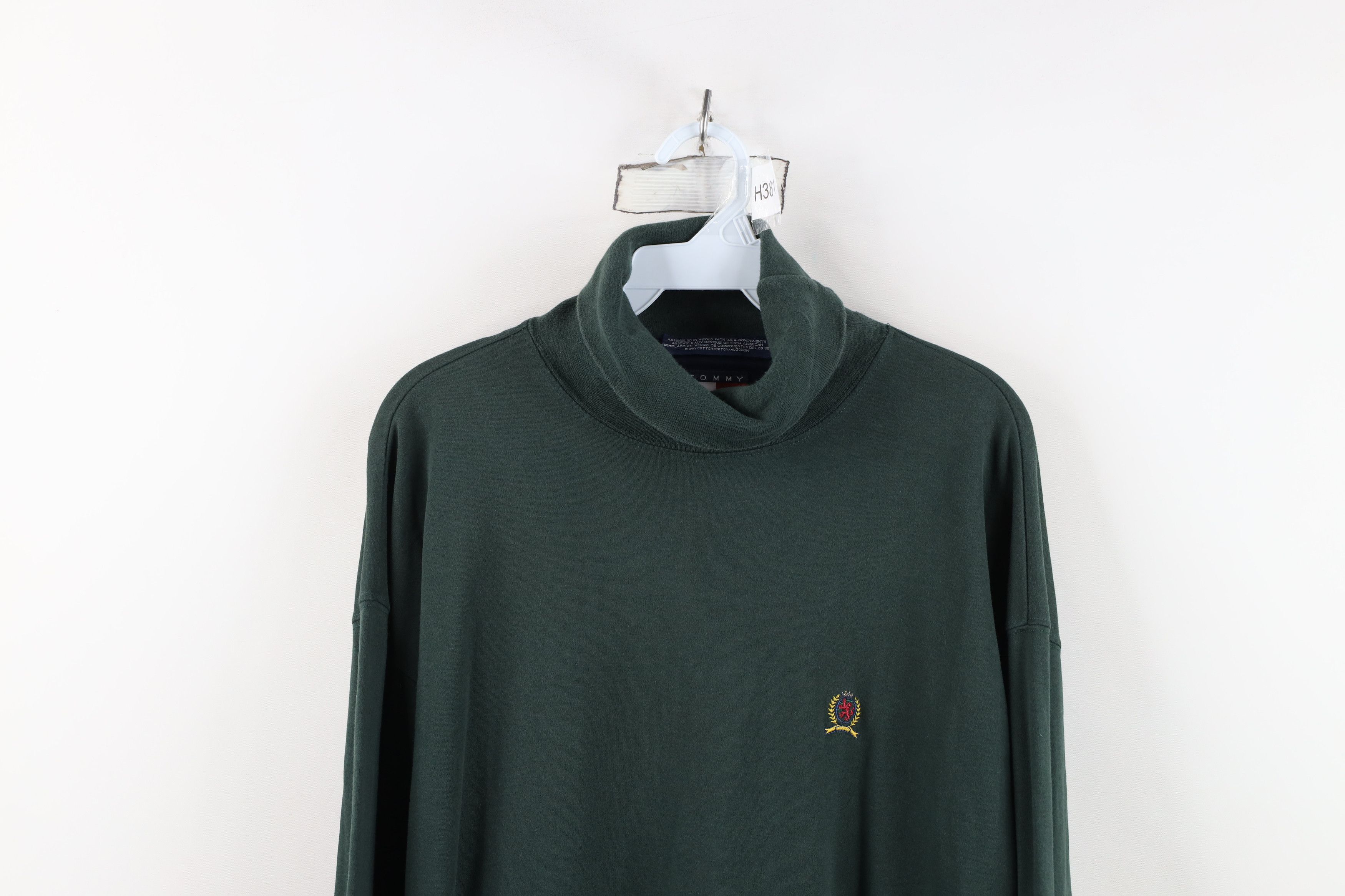 Tommy Hilfiger Vintage 90s Tommy Hilfiger Long Sleeve Turtleneck T-Shirt Size US XL / EU 56 / 4 - 2 Thumbnail