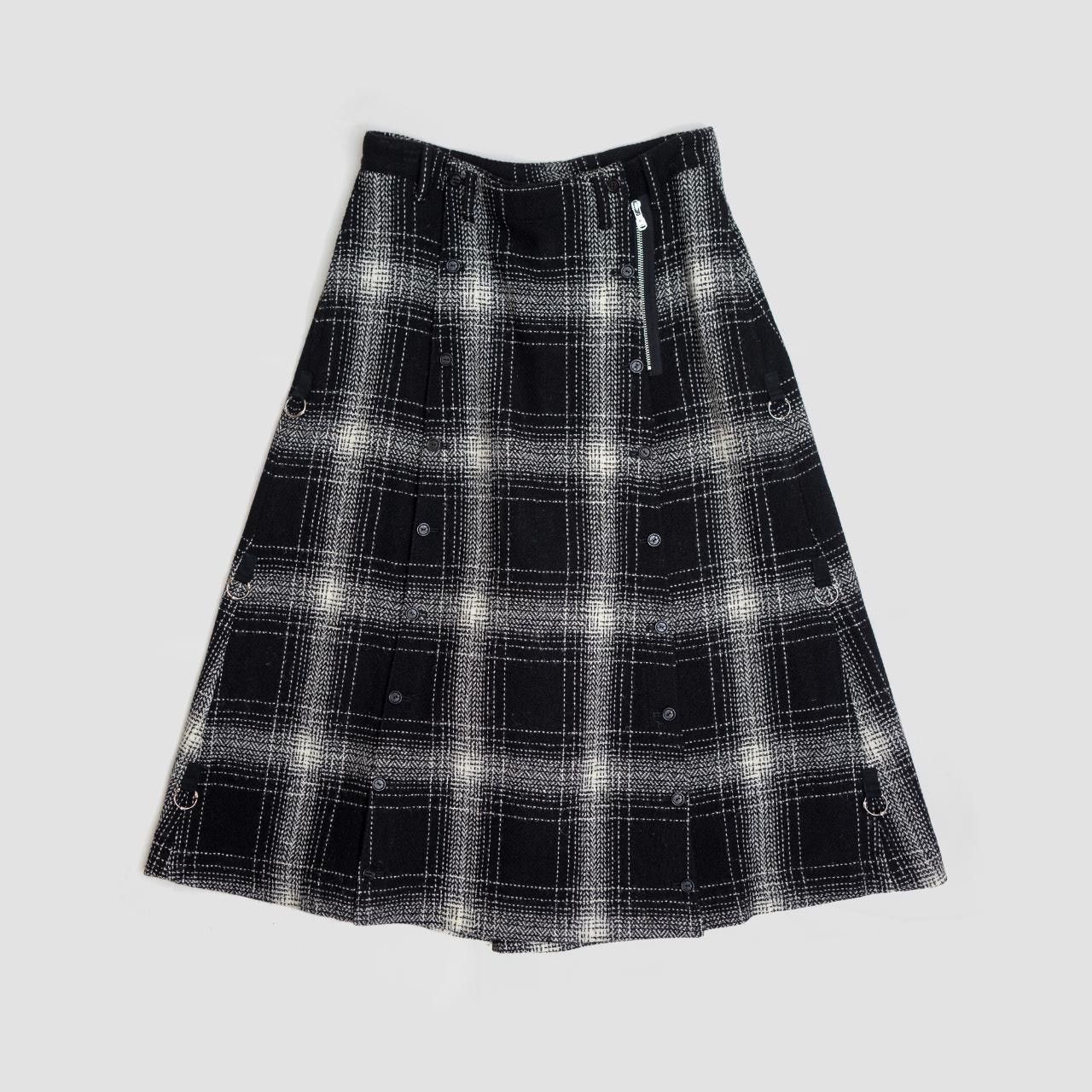 Takahiromiyashita The Soloist. Fall 2020 Harris Tweed Ombre Skirt Culottes Size US 32 / EU 48 - 1 Thumbnail