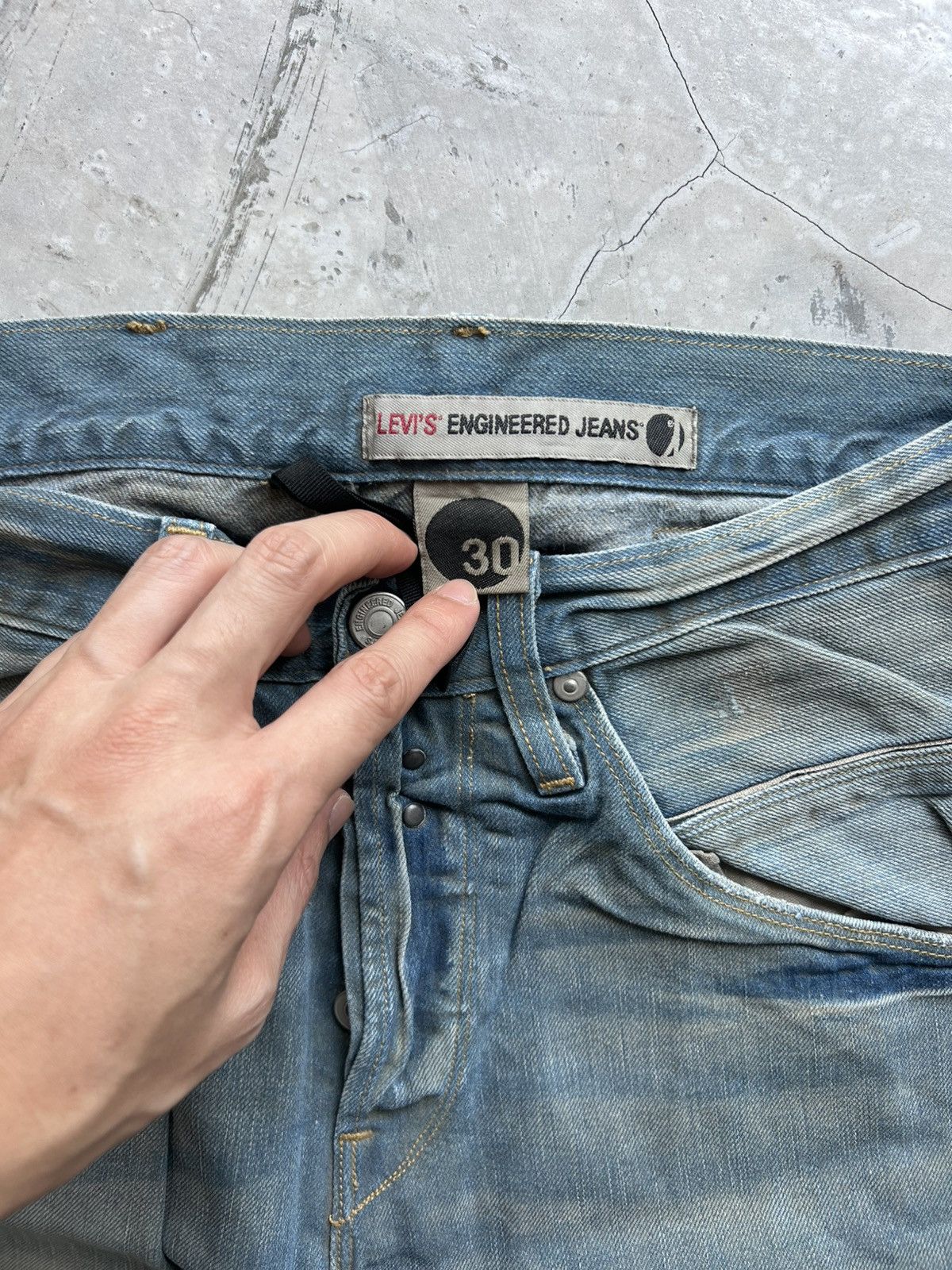 Levi's Levis Engineered Jeans Buckle Back Tag W30 Actual 30x32.5 Size US 30 / EU 46 - 3 Thumbnail