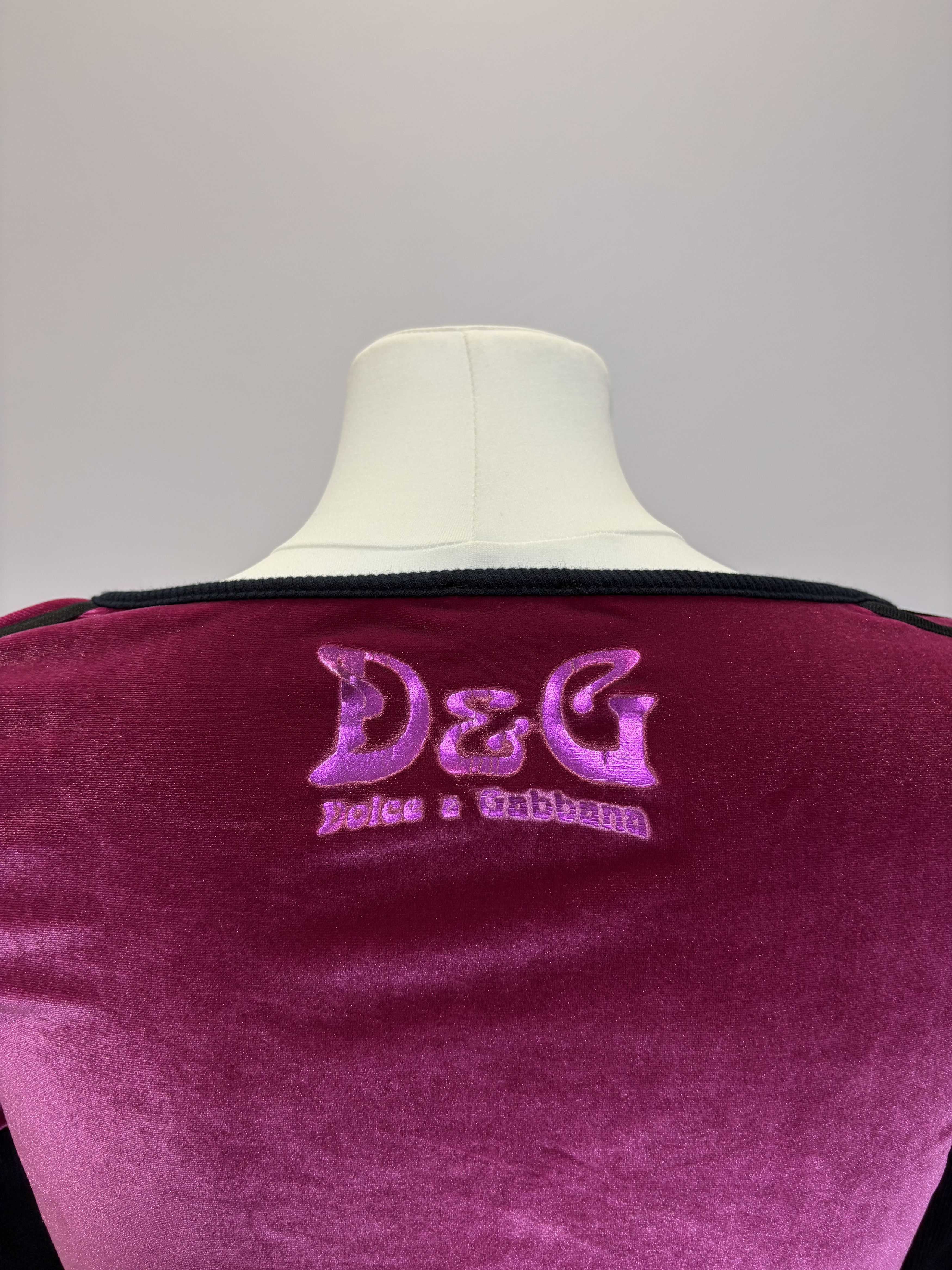 Dolce & Gabbana DOLCE & GABBANA Freestyler 83 Vintage Long Sleeve Top D&G Size S / US 4 / IT 40 - 8 Thumbnail