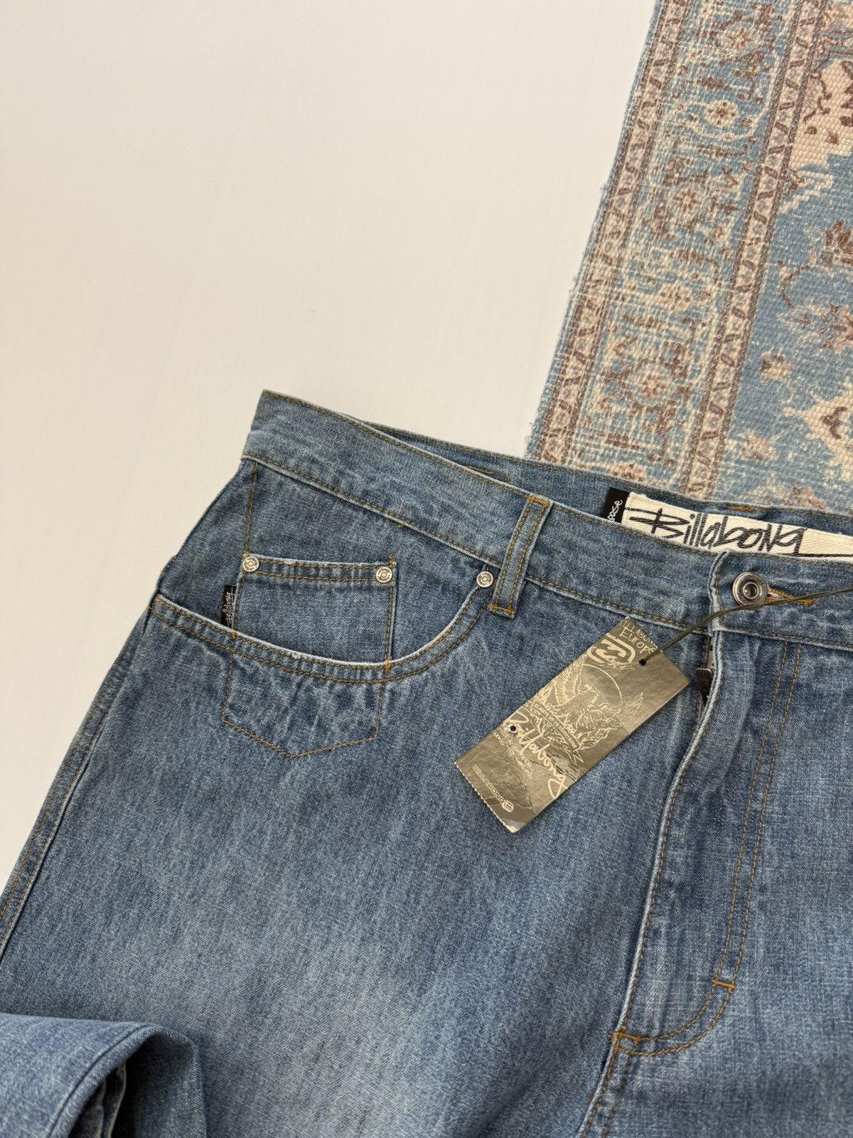 Billabong Vintage BillaBong nwt Crazy Y2K Surf Jeans Denim Pants XL Size US 36 / EU 52 - 9 Thumbnail