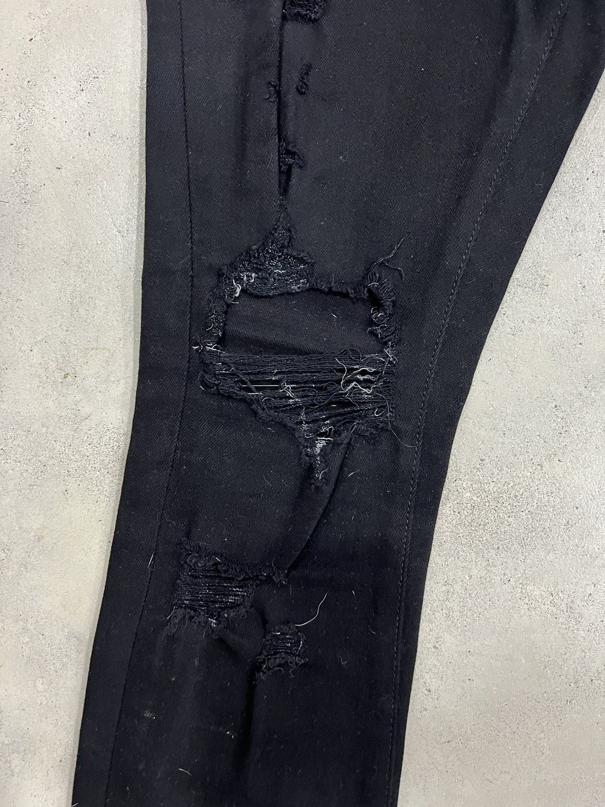 Amiri Amiri Black Thrasher Stacked Jeans Original 1st Release Size US 30 / EU 46 - 6 Thumbnail