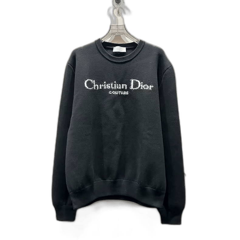 Dior Christian Dior Black Letter Logo Long Sleeve Sweater Size US XXL / EU 58 / 5 - 1 Thumbnail