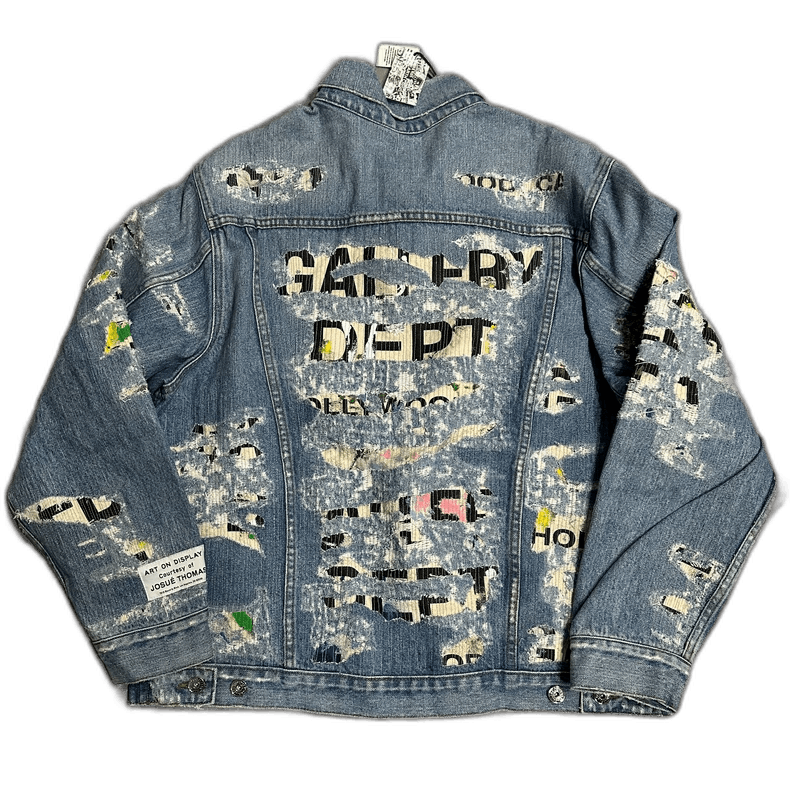 Gallery Dept. Gallery Dept. Distressed Denim Jacket for Sale Size US XL / EU 56 / 4 - 1 Thumbnail