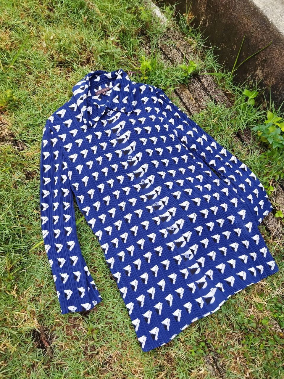 Adolfo Dominguez Adolfo Dominguez Pleated Shirt - Size 42 Size M / US 6-8 / IT 42-44 - 3 Thumbnail