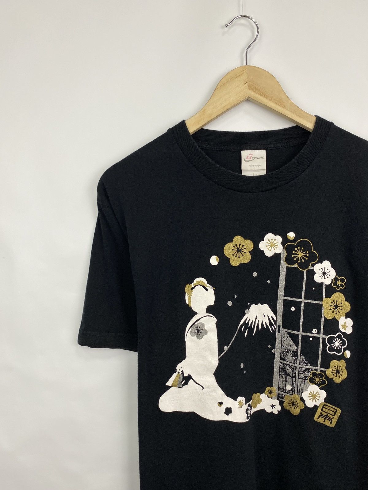 Samurai Jeans 🇯🇵☯️ Vintage 90s Japan Girl Yin Yang Dragon Style T-Shirt Size US M / EU 48-50 / 2 - 2 Thumbnail