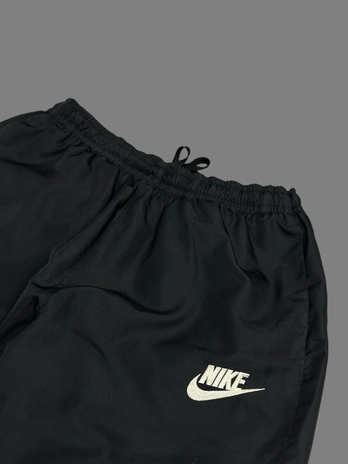 Nike Nike Black Swoosh Joggers Y2K Track Pants Minimal Size US 32 / EU 48 - 5 Thumbnail
