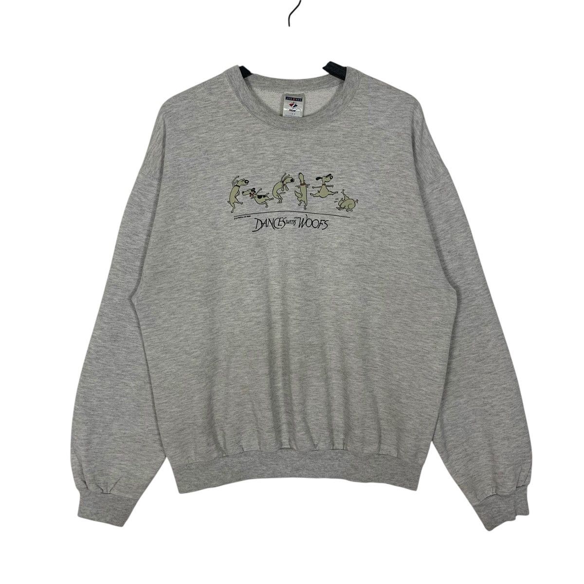 Jerzees Vintage Jezees NuBlend clothing DanceWithWoof Sweatshirt Size US M / EU 48-50 / 2 - 1 Thumbnail