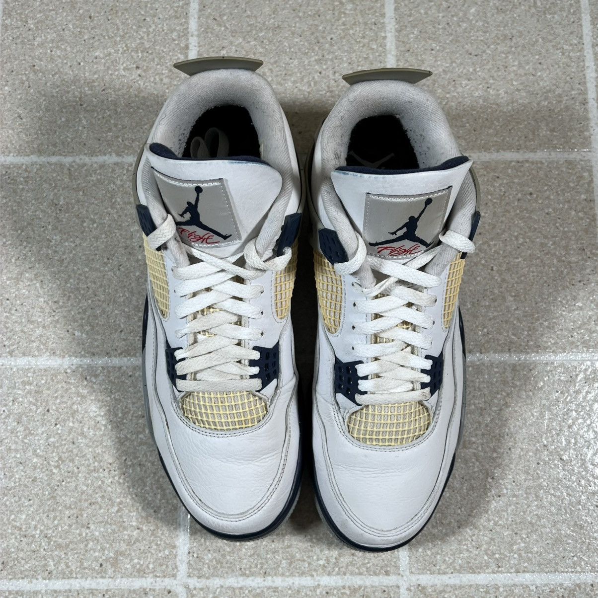 Jordan Brand Air Jordan 4 Midnight Navy Men's Sneakers Size 9.5 White Size US 11 / EU 44 - 3 Thumbnail