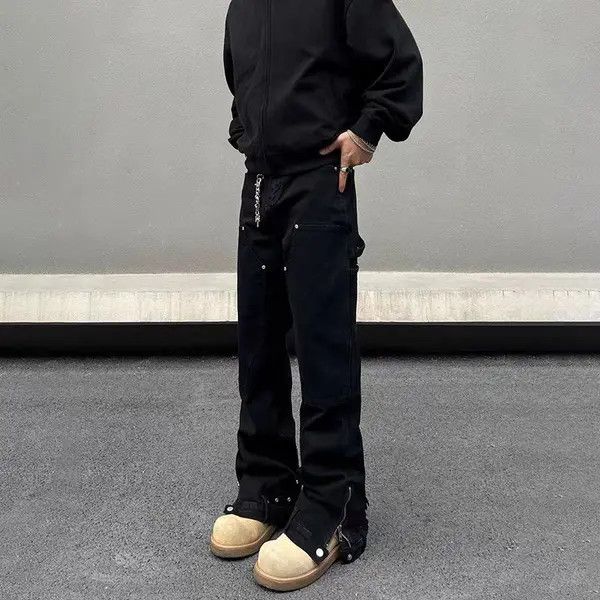 Japanese Brand Street vintage punk zipper design lumberjack jeans size 32 Size US 30 / EU 46 - 4 Thumbnail