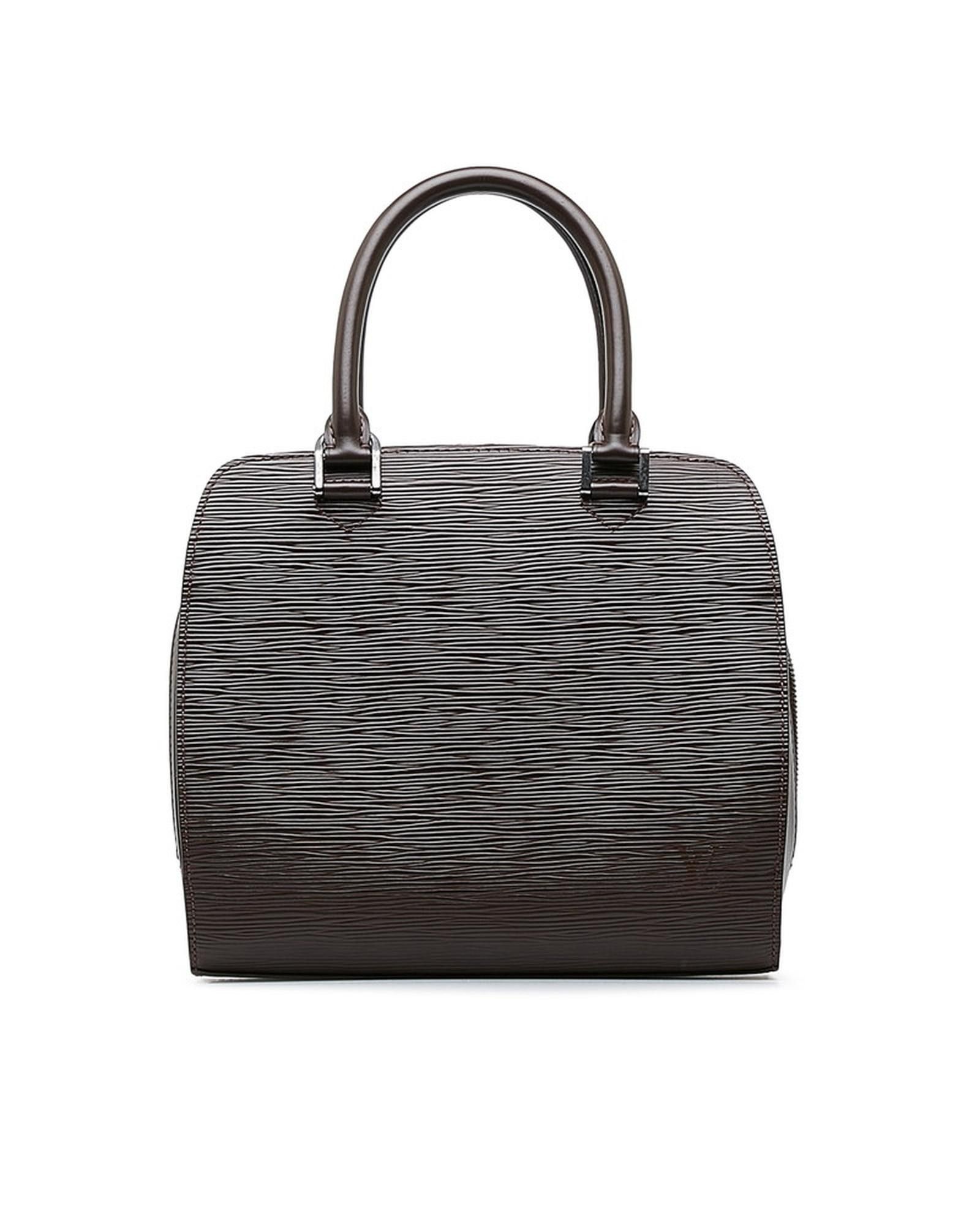 image of Louis Vuitton Epi Leather Designer Handbag in Brown, Women's