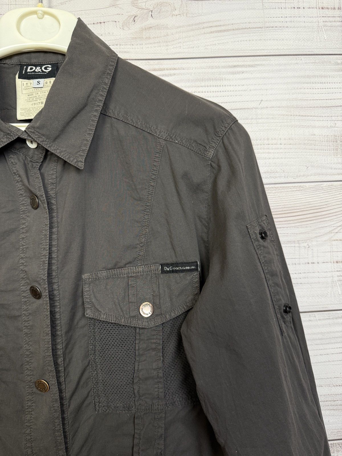 Dolce & Gabbana Y2K Dolce Gabbana LOGO Shirt Size S / US 4 / IT 40 - 8 Thumbnail
