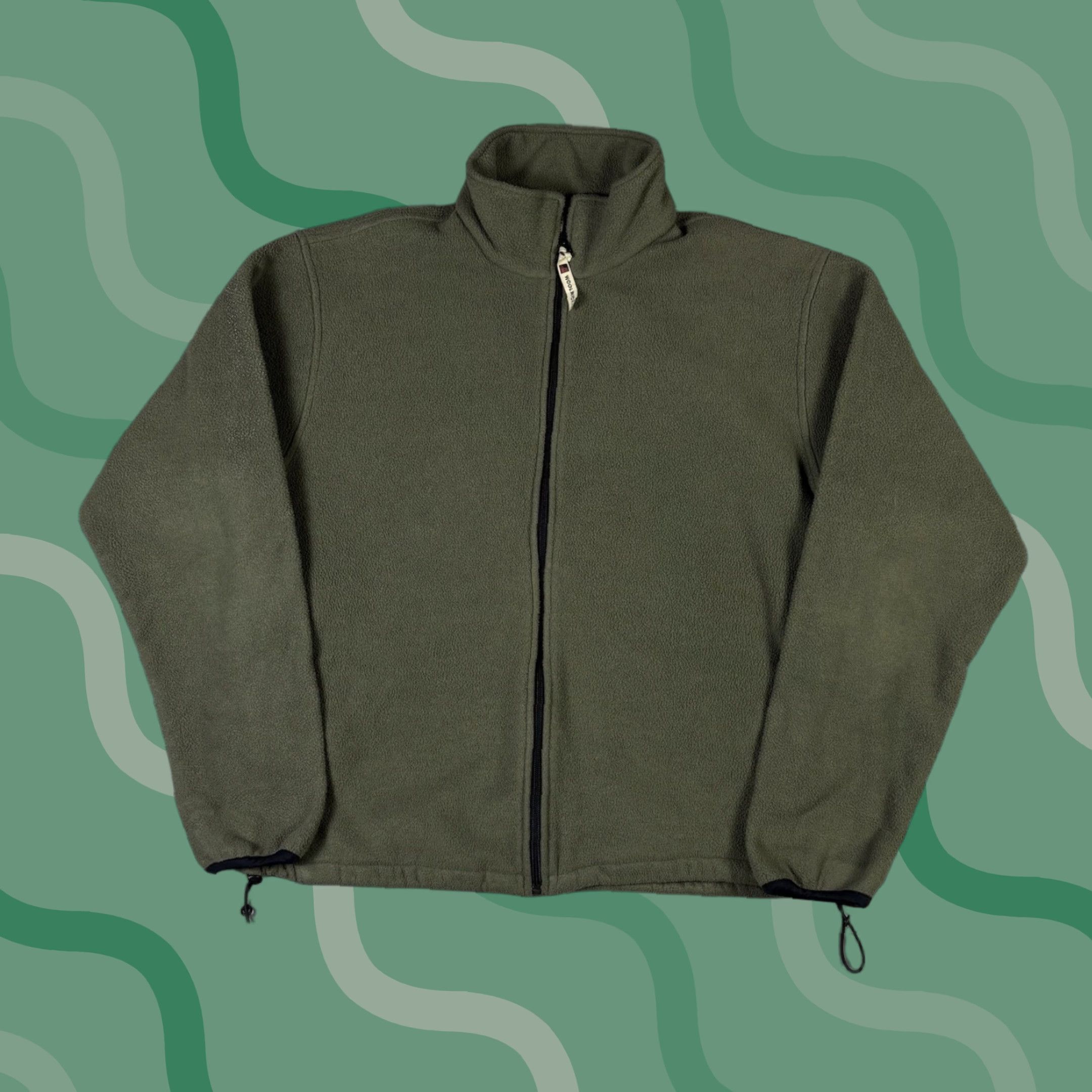 Vintage Woolrich Full Zip Fleece Jacket Green Mens L Outdoor Jacket Full Zip Woolrich Woolen Mills Outdoor Vintage: No Size US L / EU 52-54 / 3 - 1 Thumbnail