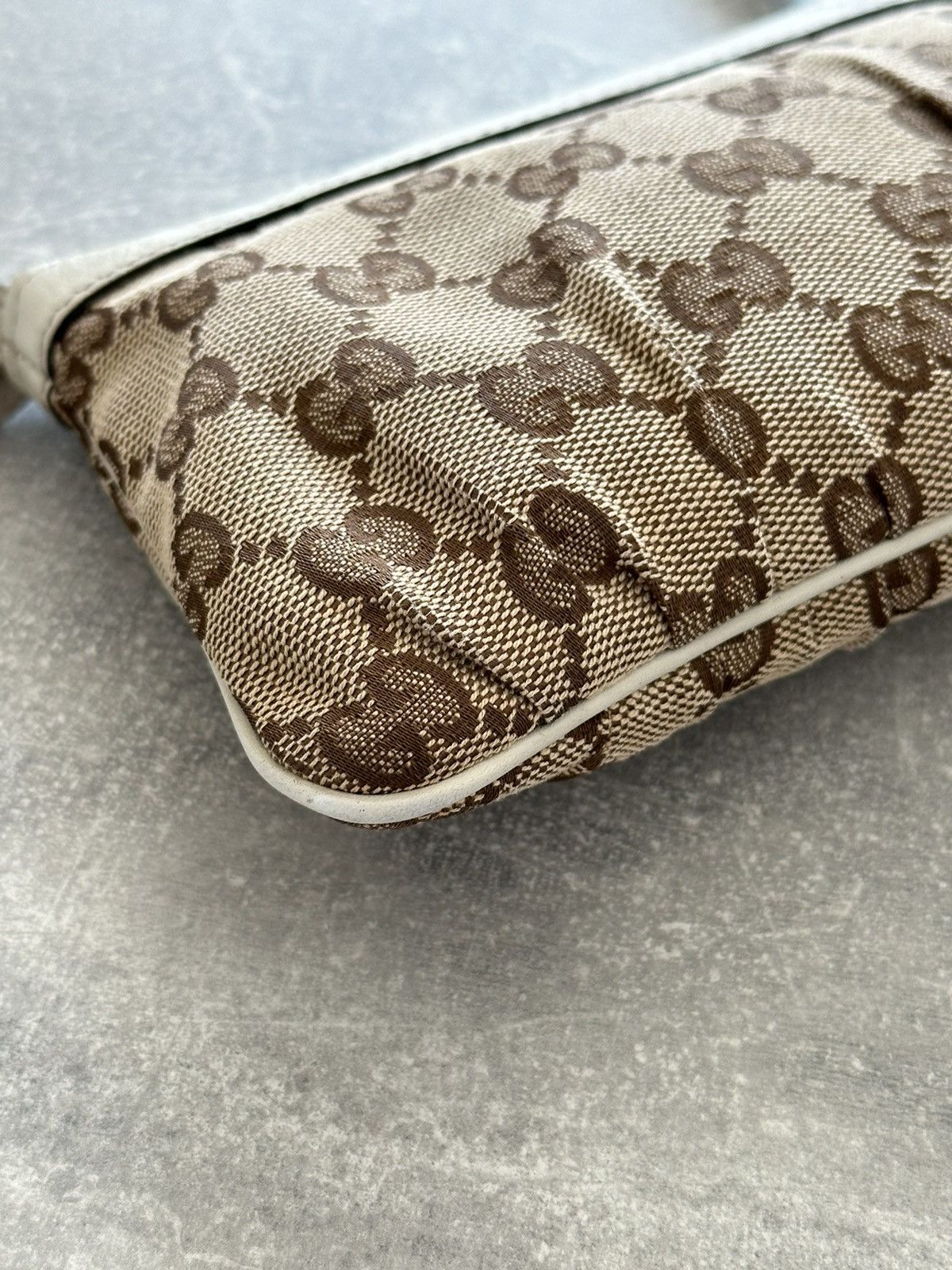 Gucci Gucci Mini Monogram Cross Body bag White/Beige 212216 Size ONE SIZE - 9 Thumbnail