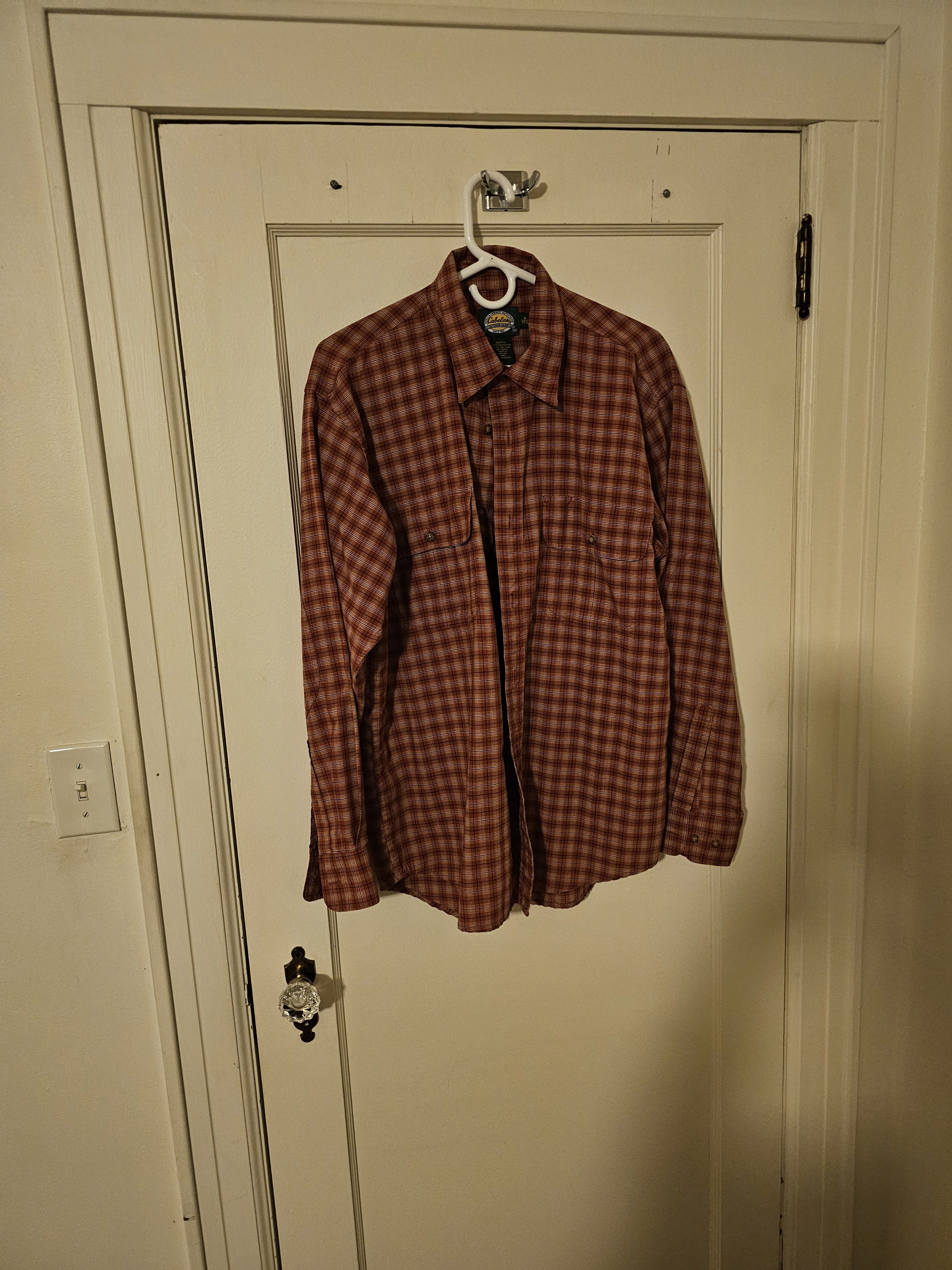 Cabelas Cabela's men's medium regular rust orange and tan Size US M / EU 48-50 / 2 - 1 Thumbnail