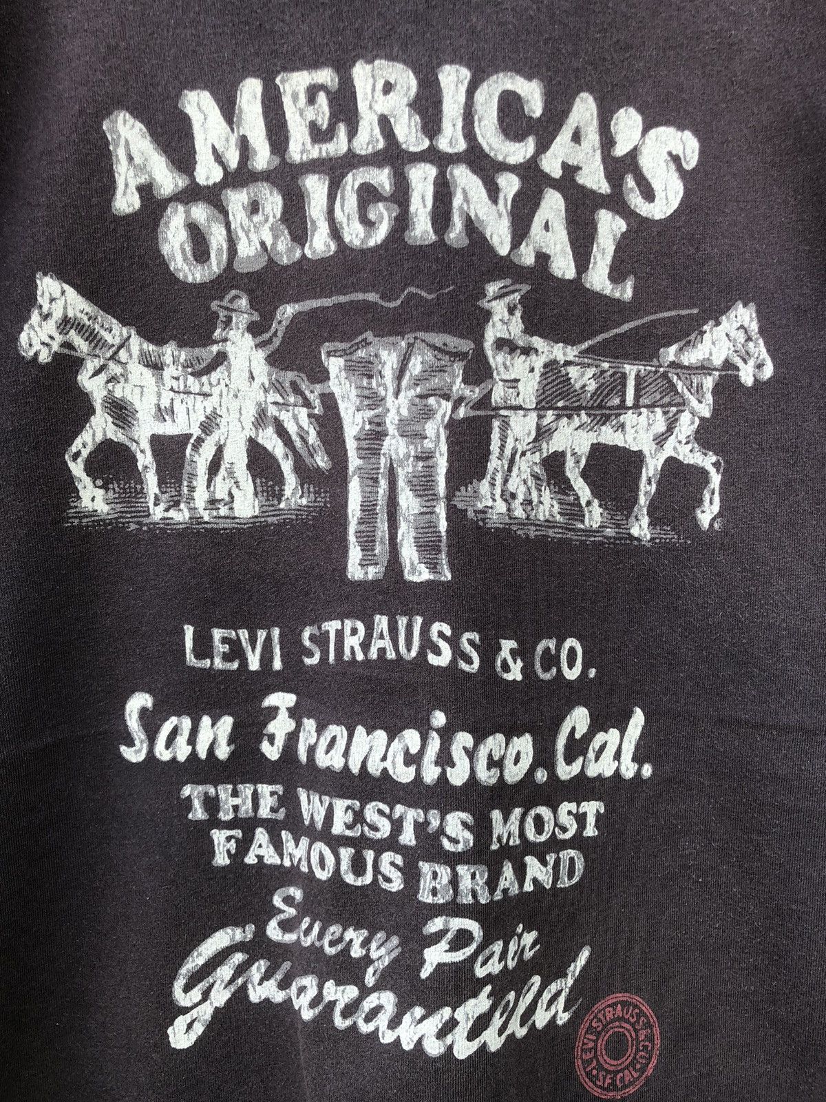 Levi's Vintage Sunfaded Levis Red Tab Tops Americas Original Tee Size US M / EU 48-50 / 2 - 5 Thumbnail