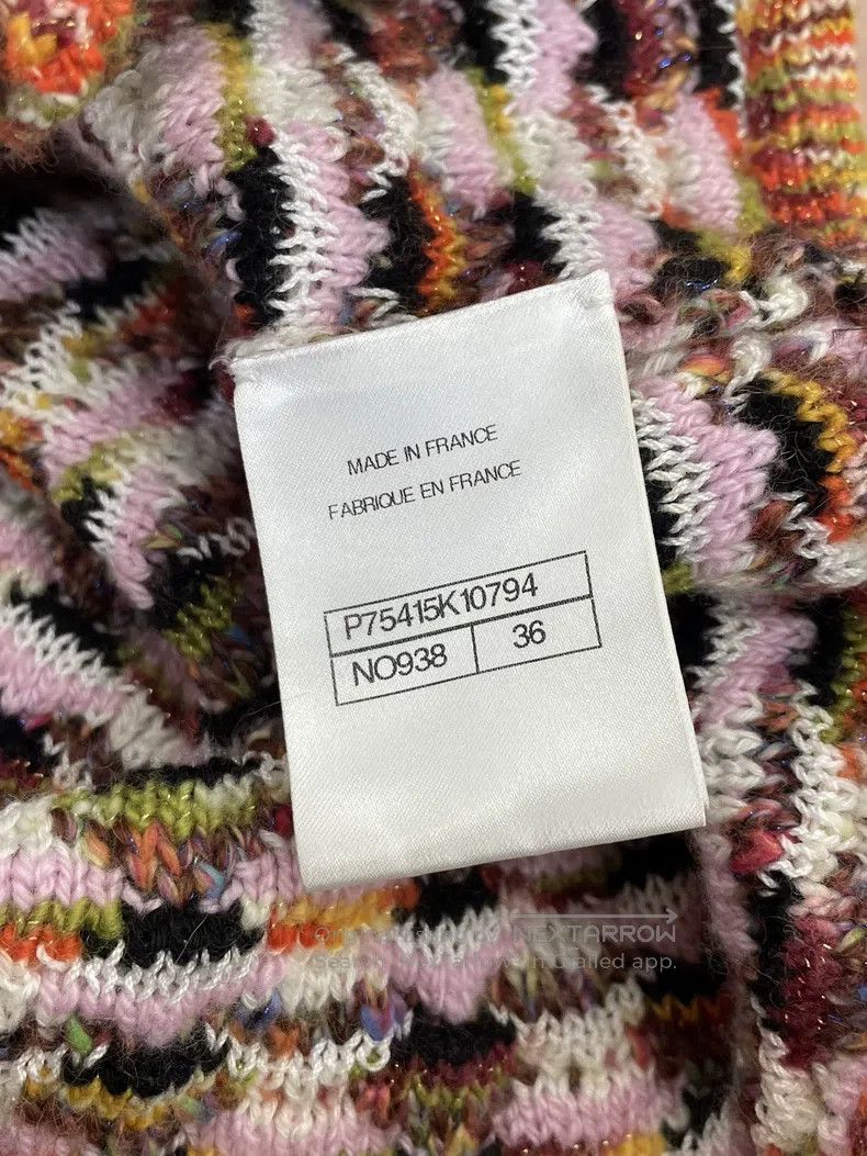 Chanel Chanel Colorful thick thread woven knitted vest vest Size XS / US 0-2 / IT 36-38 - 5 Thumbnail