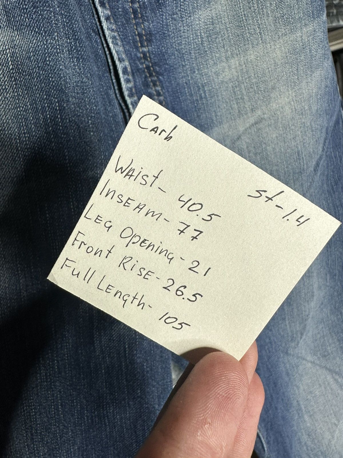 Carhartt 30/32 Carhartt Texas Denim Pants Jeans Rarest Punk Y2K Size US 30 / EU 46 - 8 Thumbnail