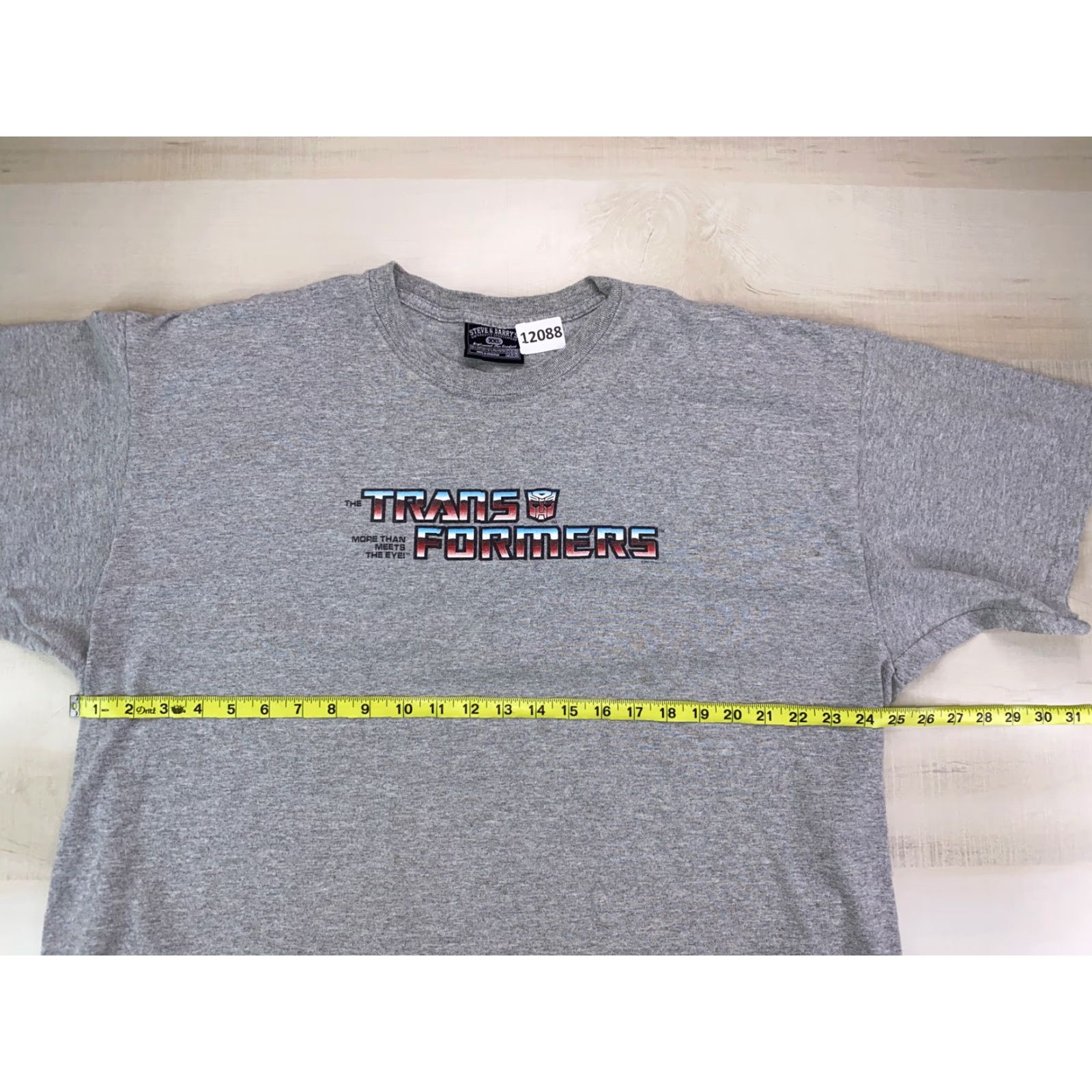 Vintage VINTAGE Transformers Steve & Barry’s T-Shirt Gray 2XL Graphic Men 90s Classic Movies Crew Neck Short Sleeve Size US XXL / EU 58 / 5 - 5 Thumbnail