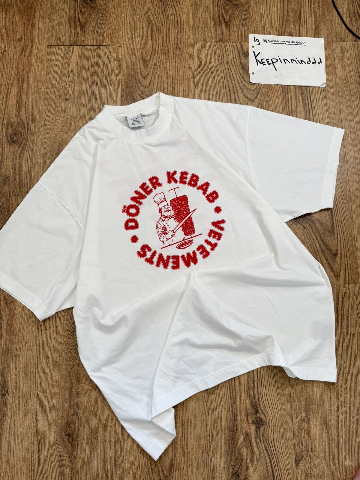 Vetements Doner Kebab Oversized T-shirt