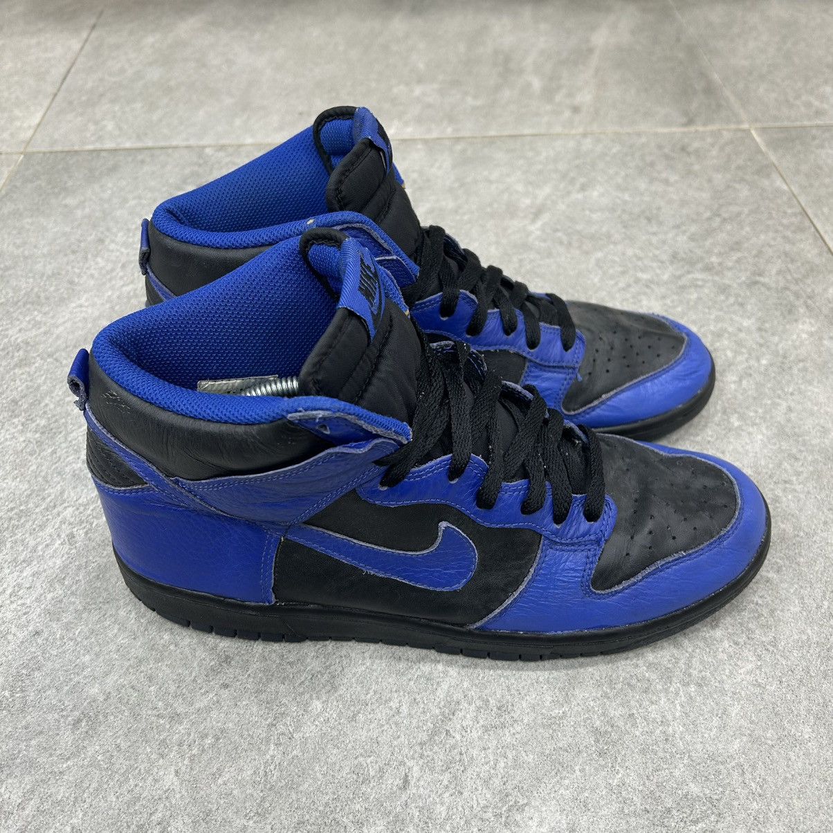 Nike SB NIKE SB DUNK High VINTAGE 00s Black Leather Size US 10.5 / EU 43-44 - 12 Thumbnail