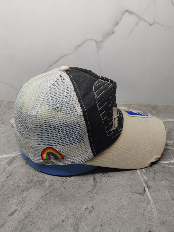 Vintage Vintage Flying 8 Ball Distressed Style Cap Hat Size ONE SIZE - 5 Thumbnail